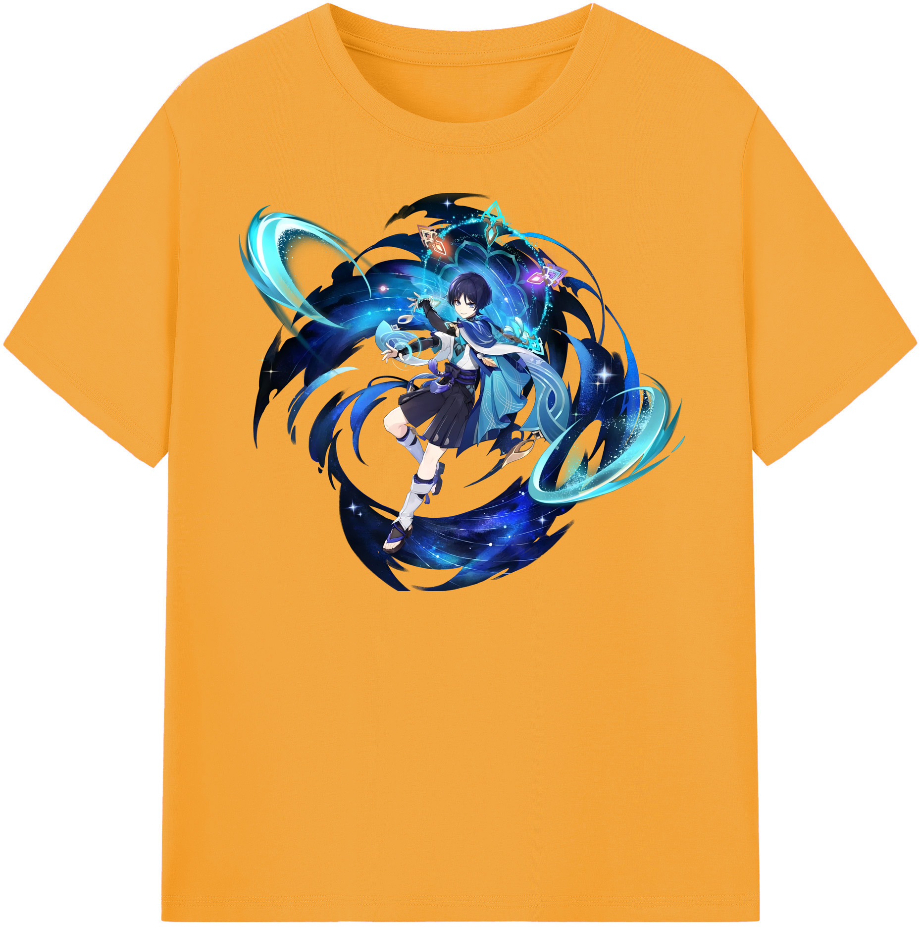 げんし神 さんペい genshin Sanpei レディースカジュアルプリントTシャツ（綿100％）