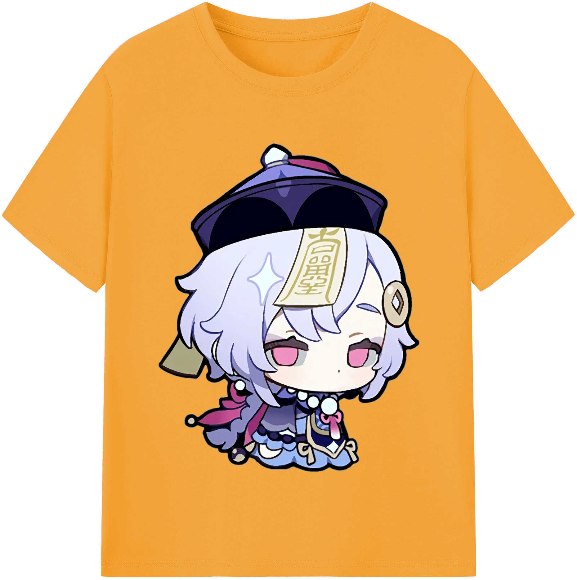 げんし神 七七 なな  genshin Nana レディースカジュアルプリントTシャツ（綿100％）