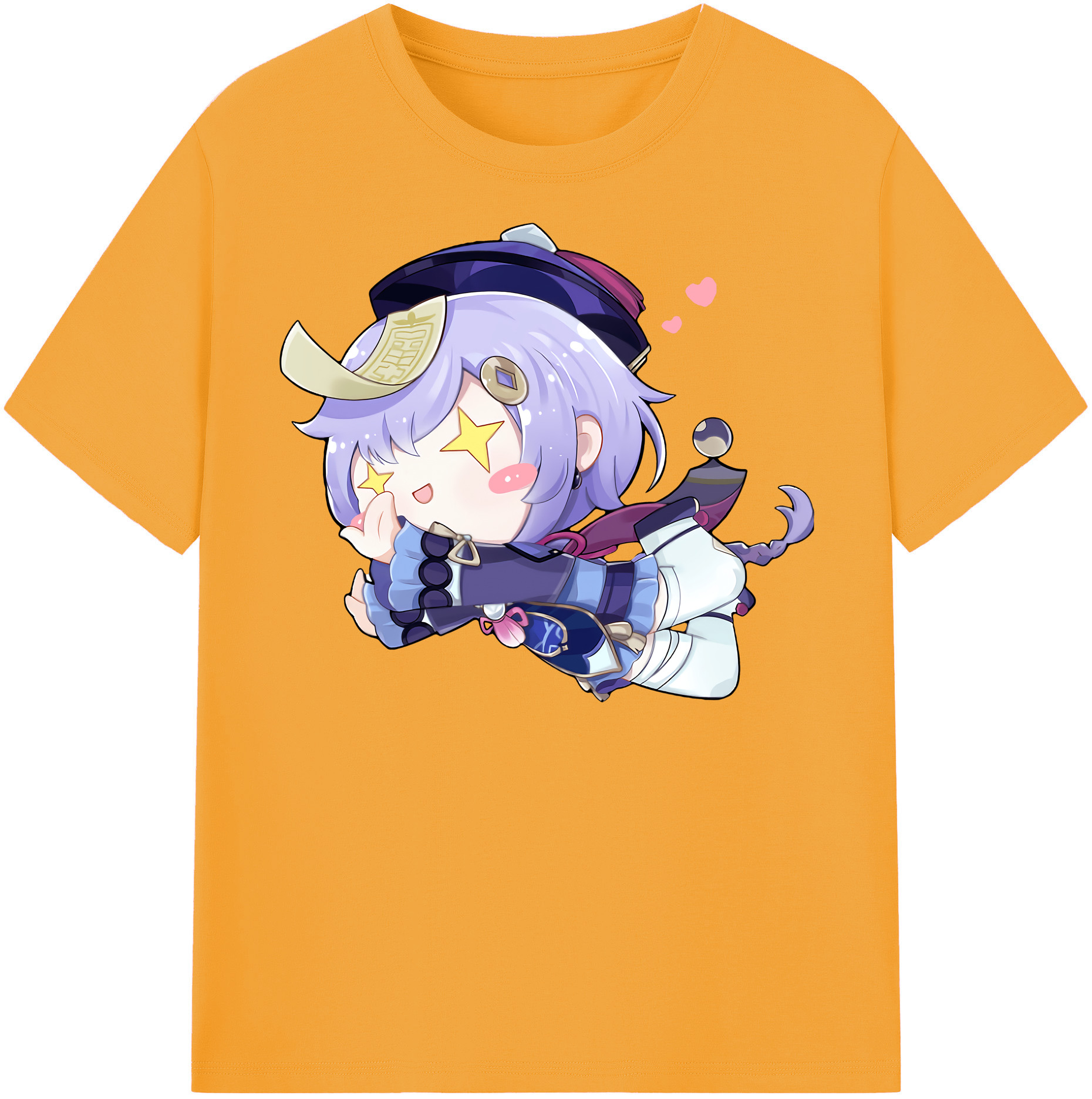 げんし神 七七 なな  genshin Nana レディースカジュアルプリントTシャツ（綿100％）