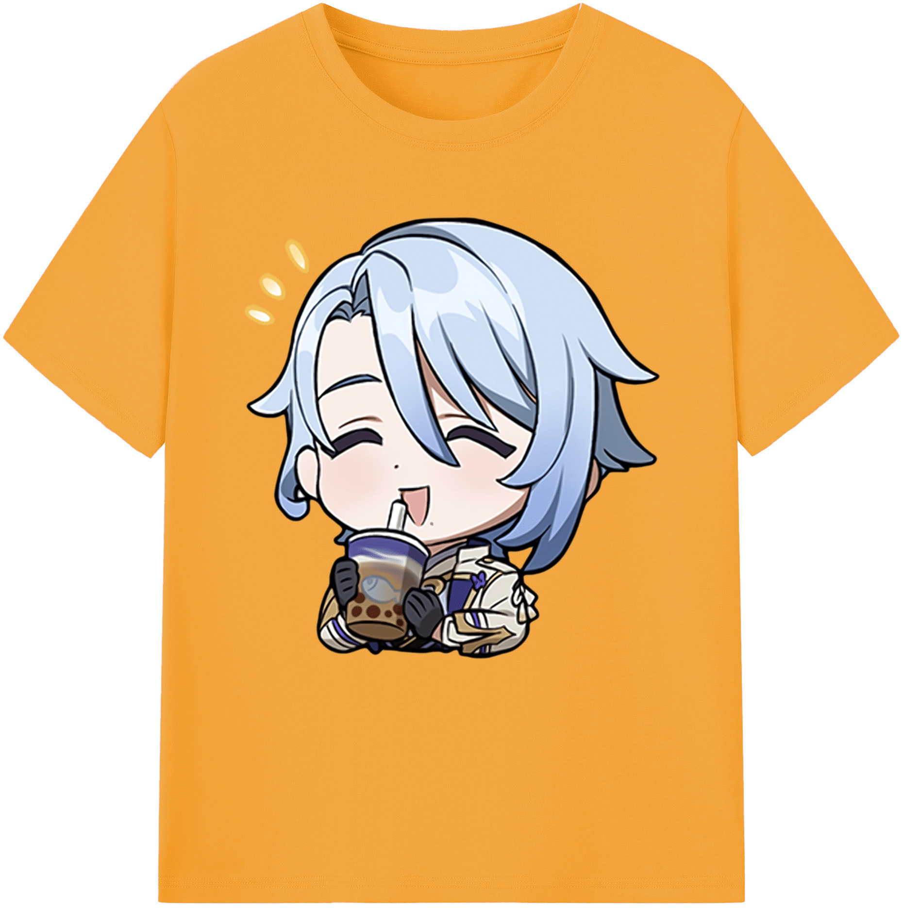 げんし神 神里綾人 かみさとあやと genshin Kamisato Ayato レディースカジュアルプリントTシャツ（綿100％）