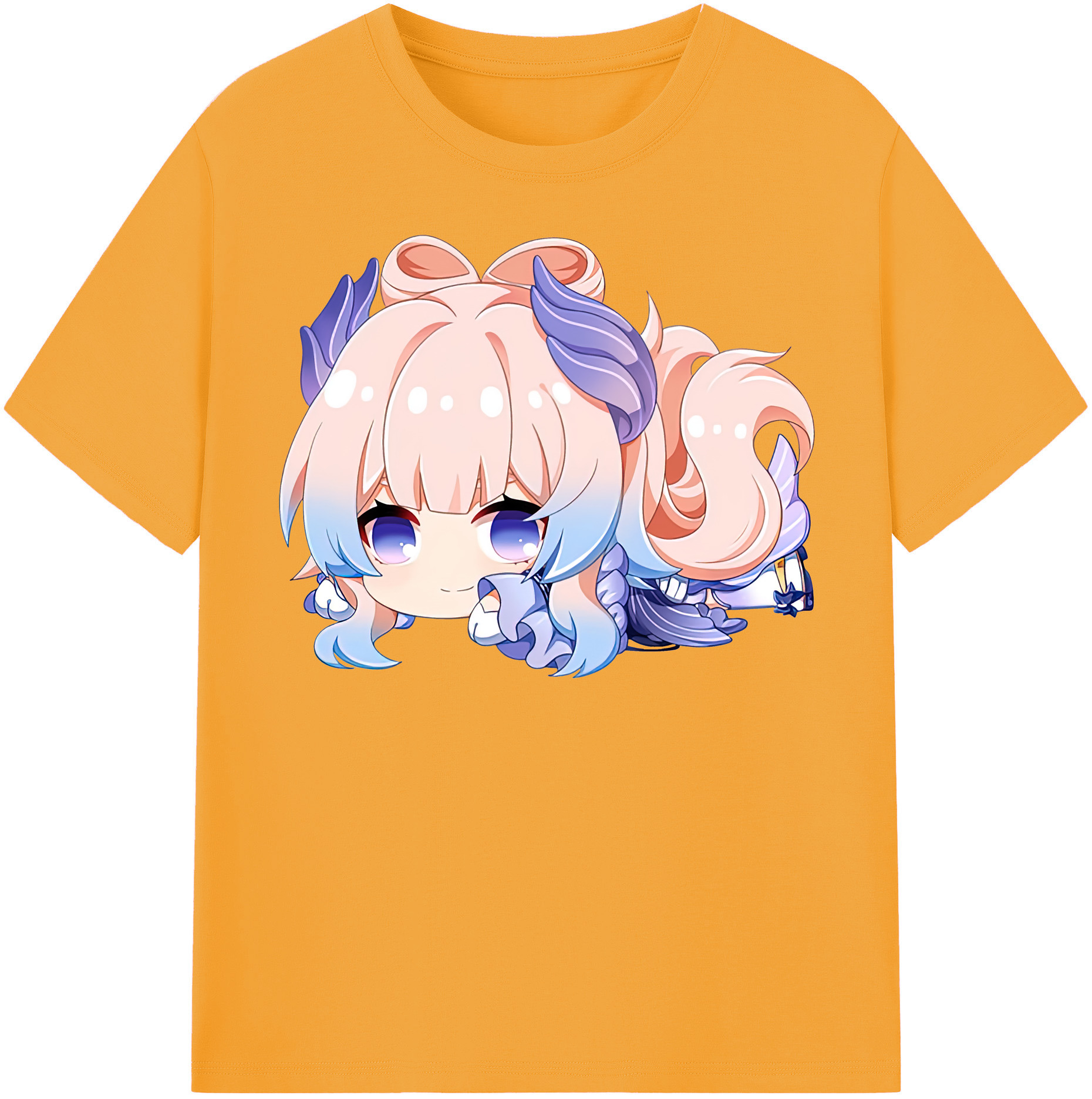げんし神 珊瑚宮心海 サンゴノミヤ・ココミ genshin Sangonomiya Kokomi レディースカジュアルプリントTシャツ（綿100％）