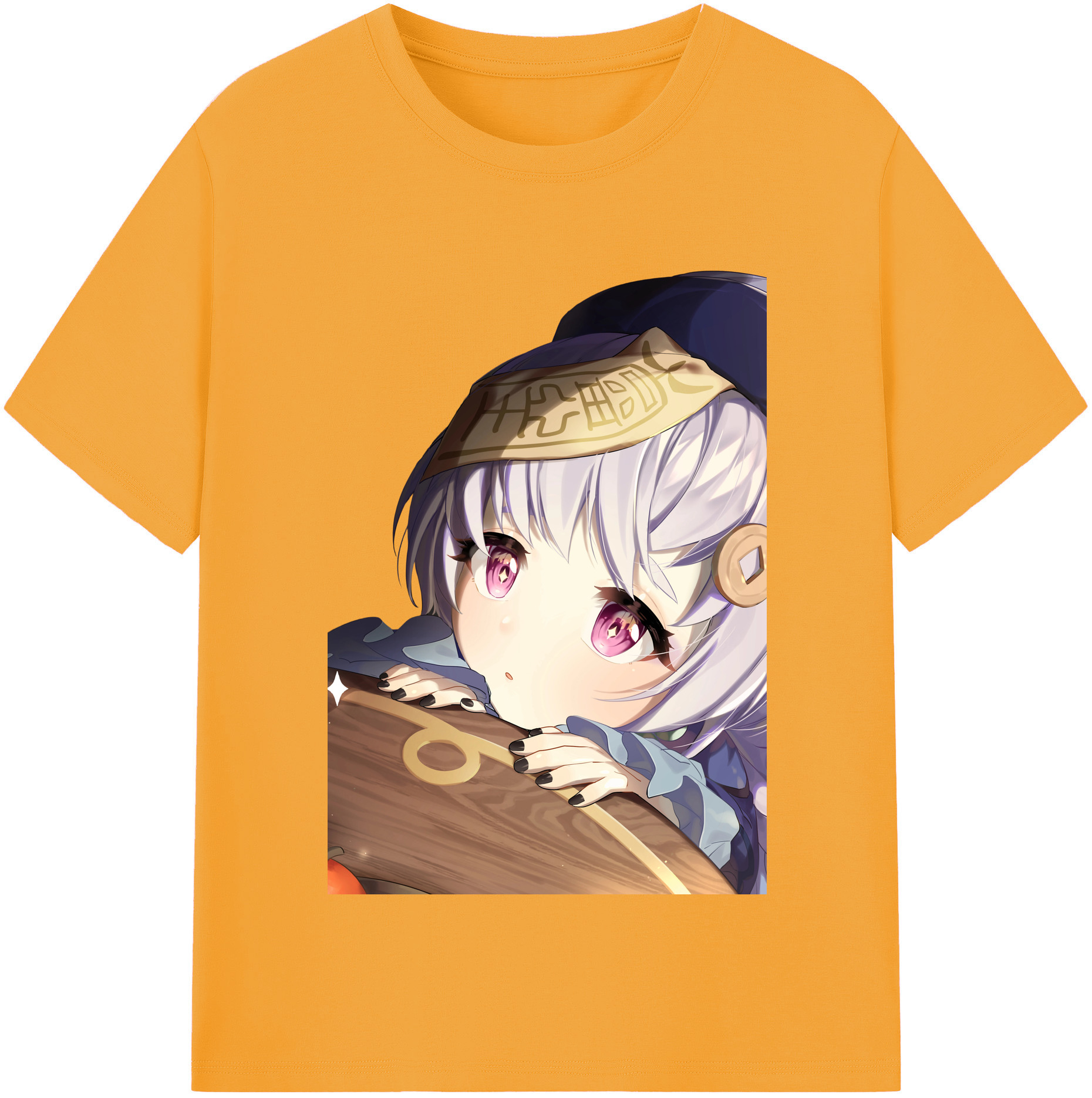 げんし神 七七 なな  genshin Nana レディースカジュアルプリントTシャツ（綿100％）