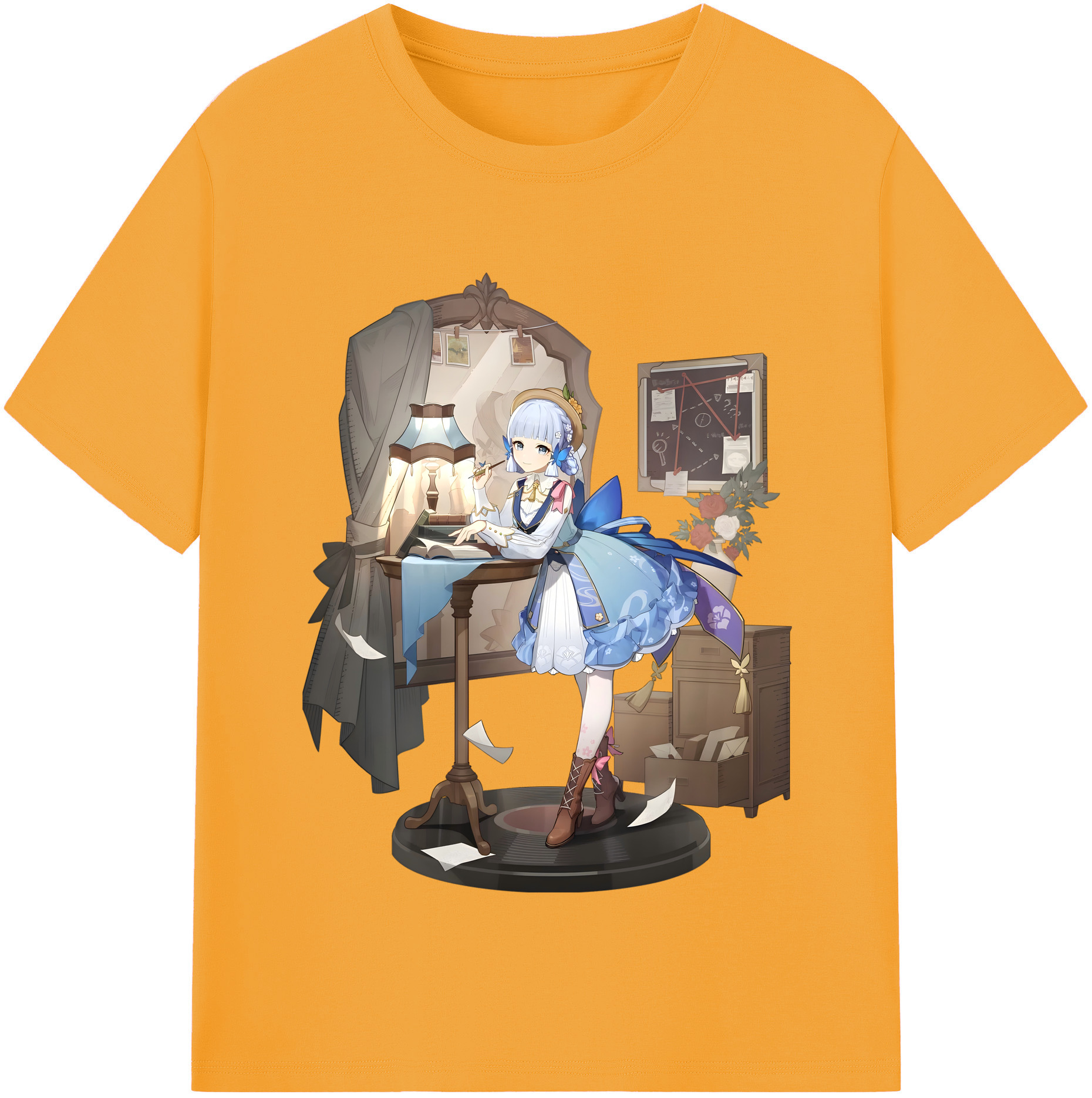 げんし神 神里綾華 神宮寺レン genshin Kamimiya Ren レディースカジュアルプリントTシャツ（綿100％）
