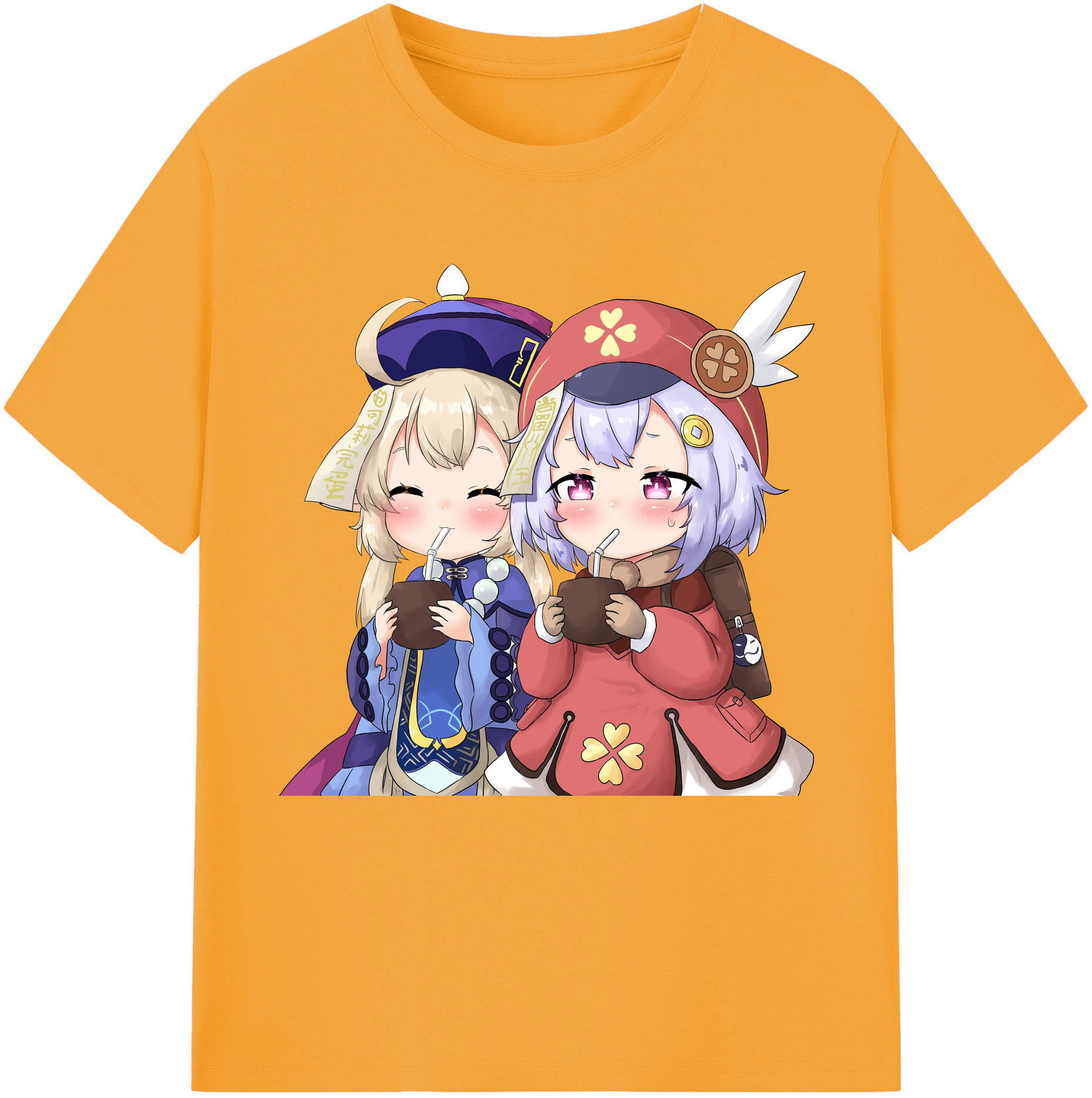 げんし神 七七 なな  genshin Nana レディースカジュアルプリントTシャツ（綿100％）