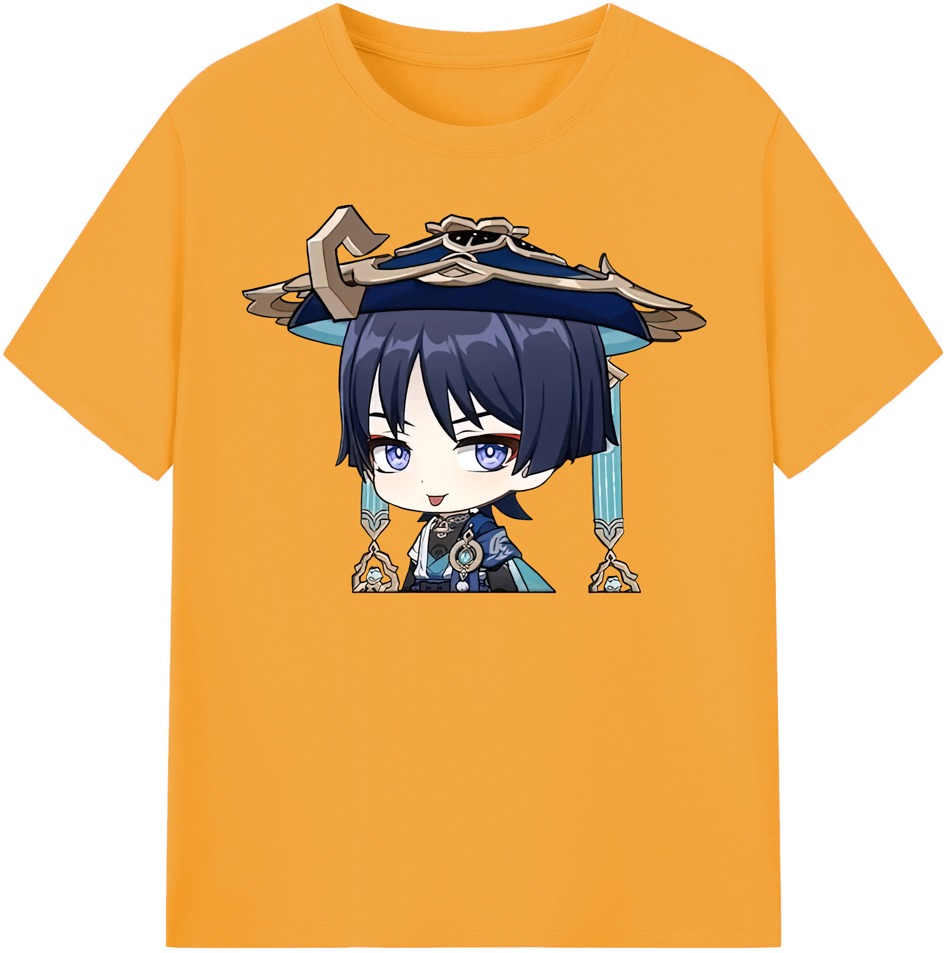 げんし神 さんペい genshin Sanpei レディースカジュアルプリントTシャツ（綿100％）
