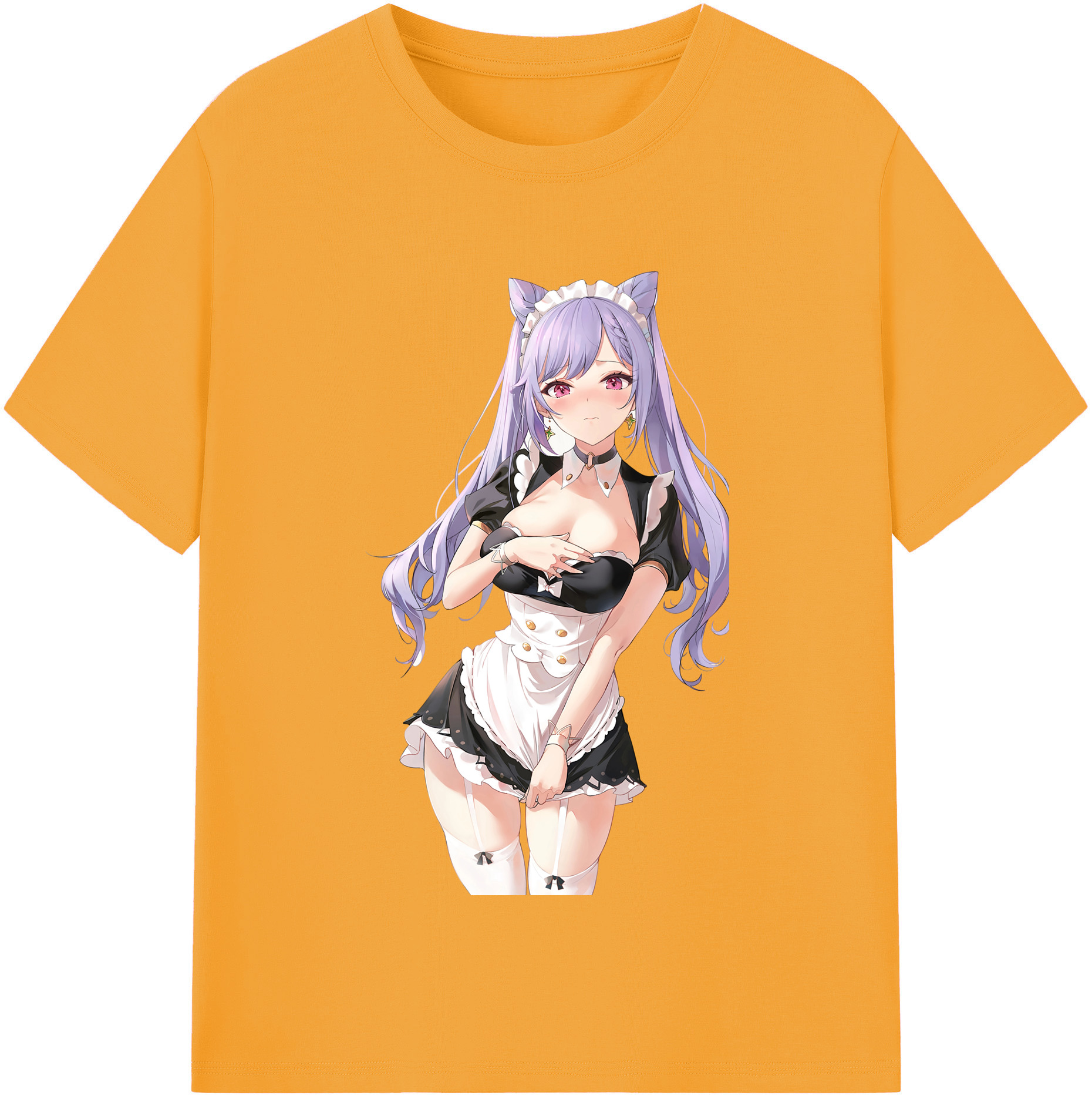 げんし神 刻晴 こくせい genshin Kokusei レディースカジュアルプリントTシャツ（綿100％）