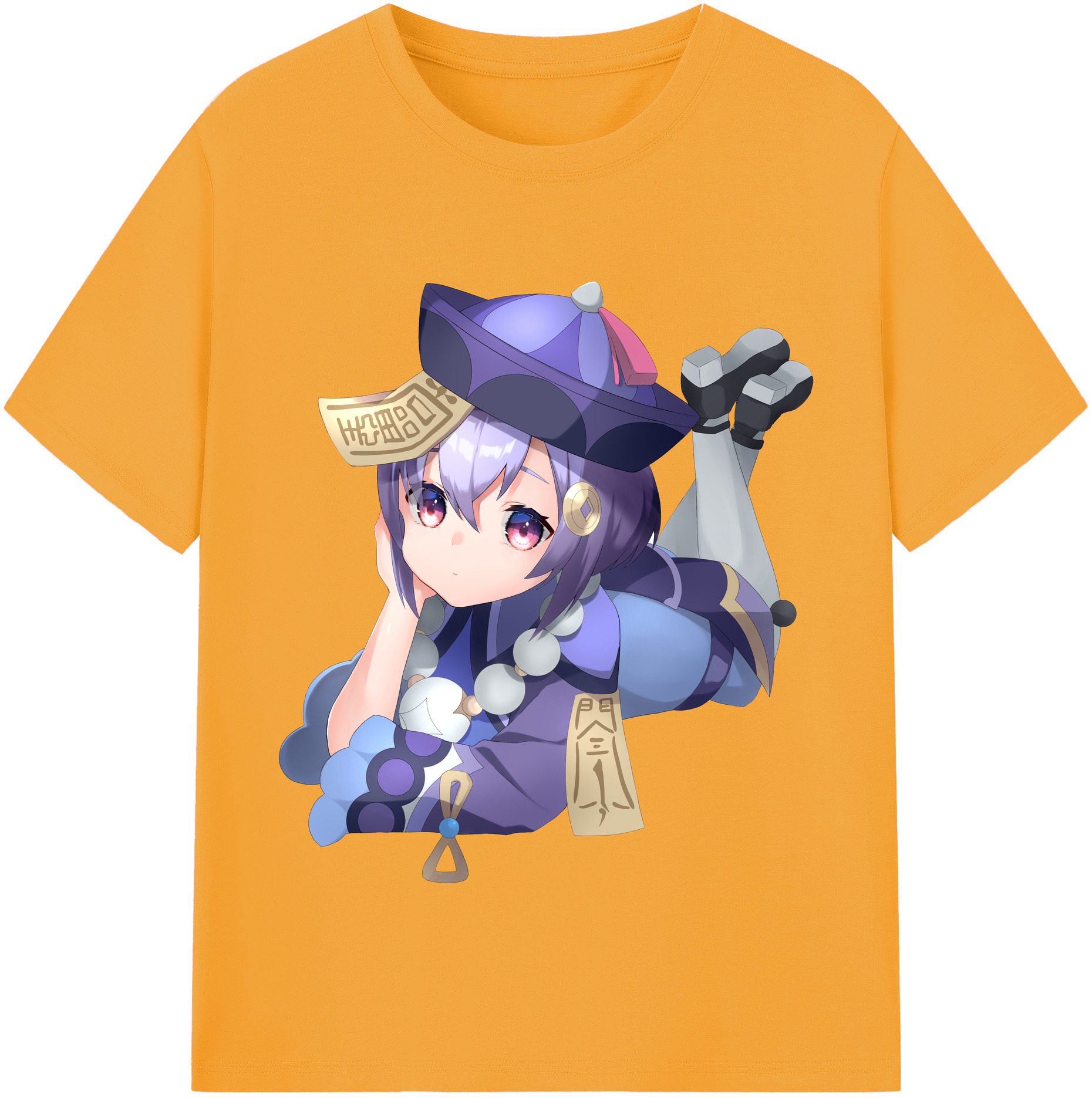 げんし神 七七 なな  genshin Nana レディースカジュアルプリントTシャツ（綿100％）