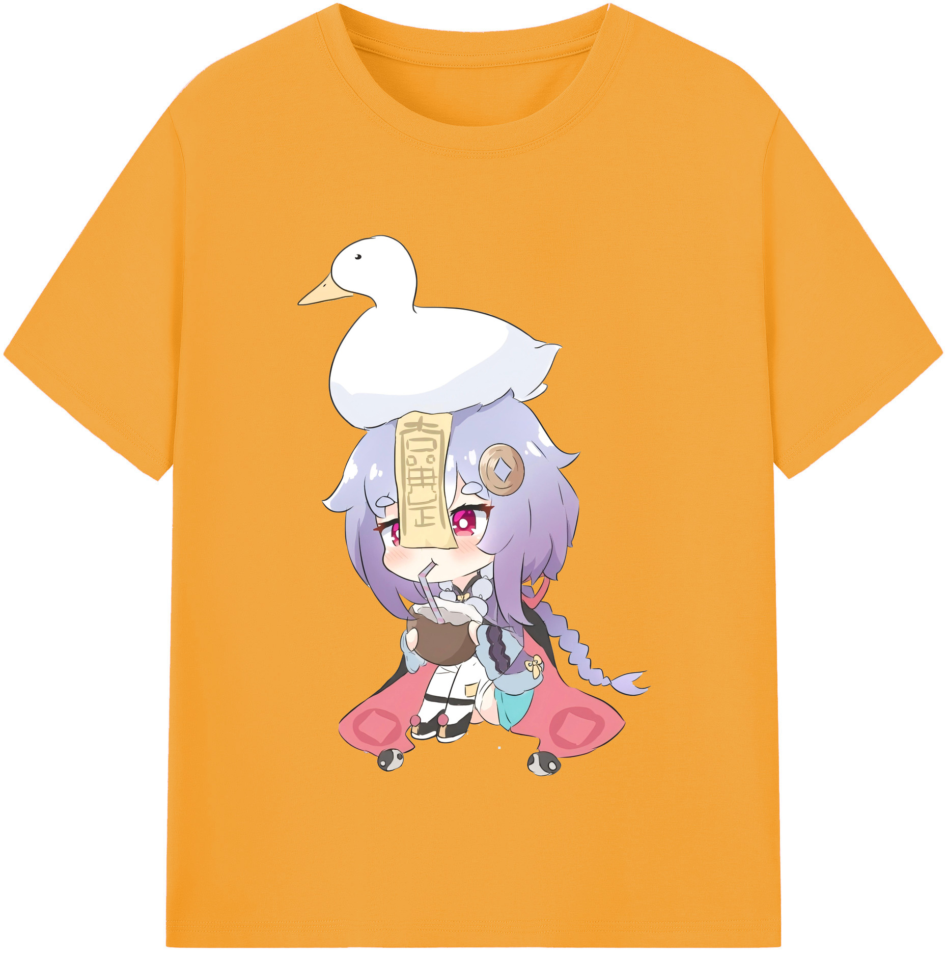 げんし神 七七 なな  genshin Nana レディースカジュアルプリントTシャツ（綿100％）