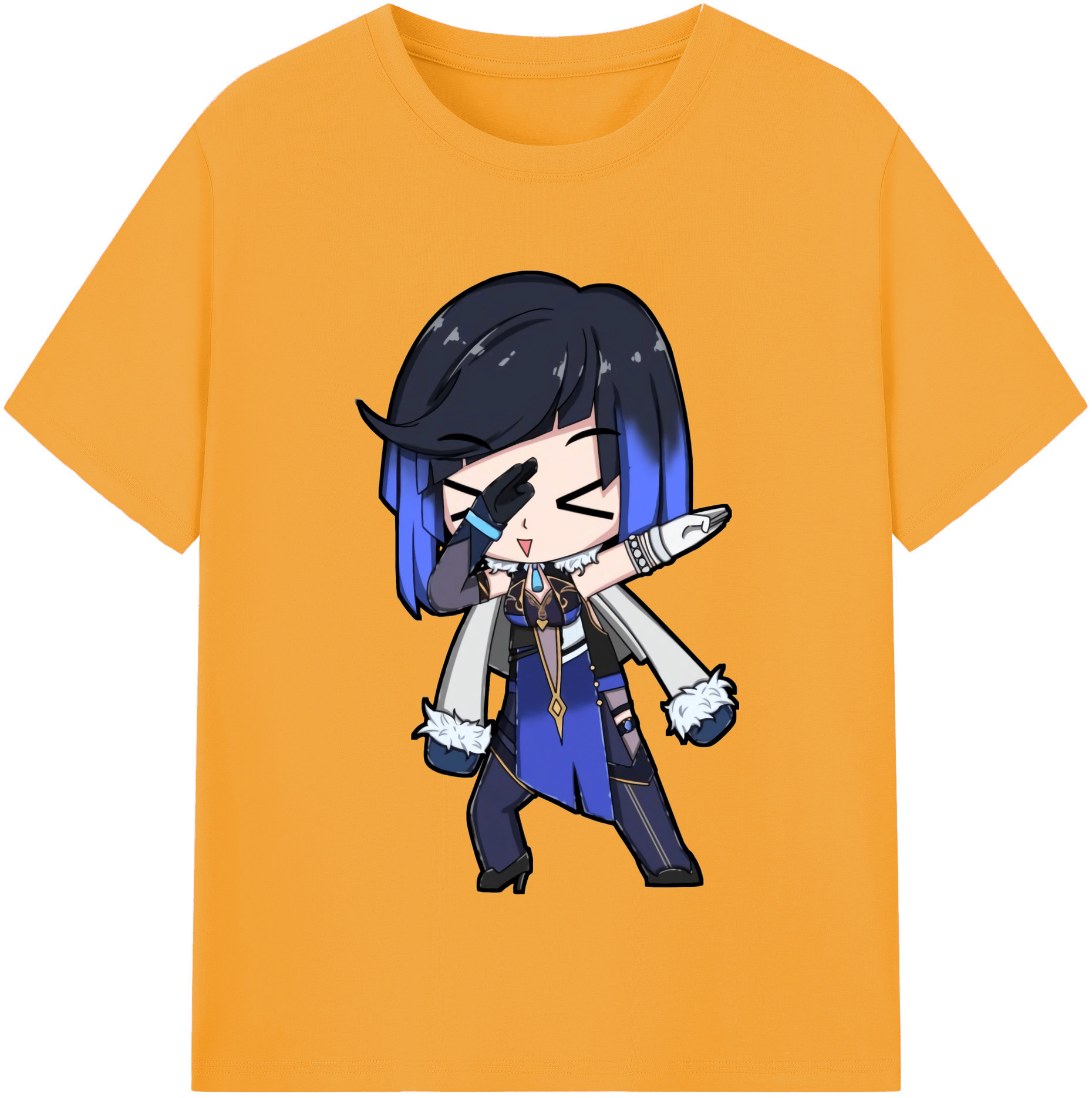 げんし神 夜兰 やらん genshin Yaran レディースカジュアルプリントTシャツ（綿100％）