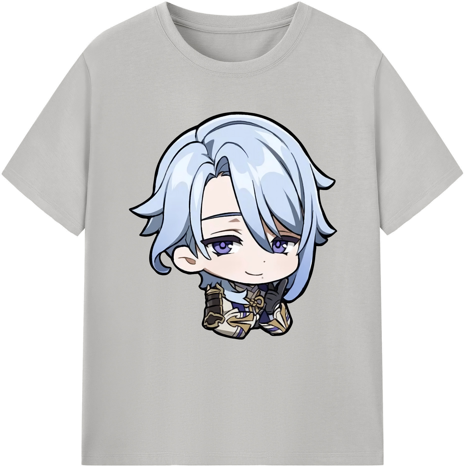 げんし神 神里綾人 かみさとあやと genshin Kamisato Ayato レディースカジュアルプリントTシャツ（綿100％）