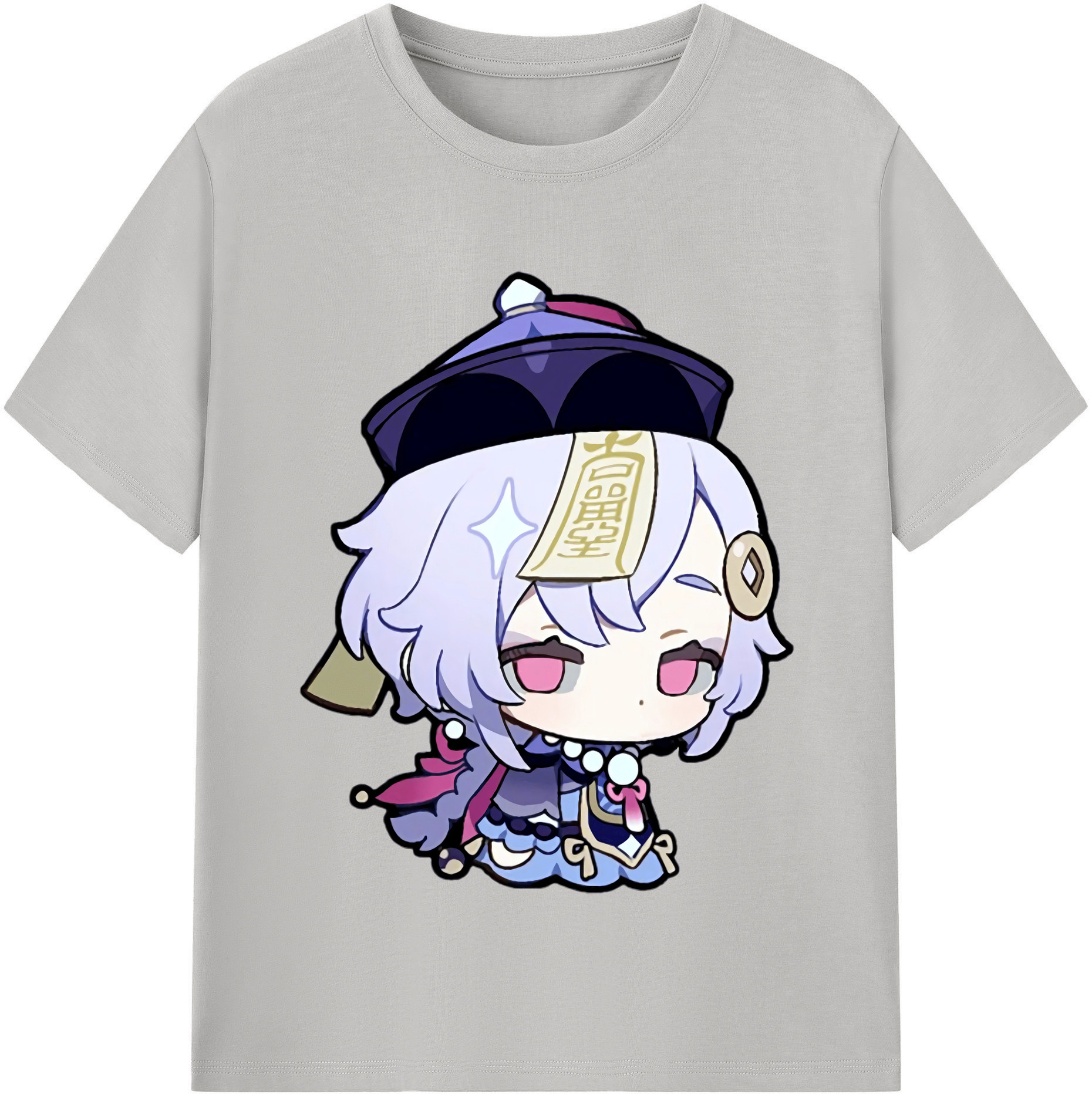 げんし神 七七 なな  genshin Nana レディースカジュアルプリントTシャツ（綿100％）
