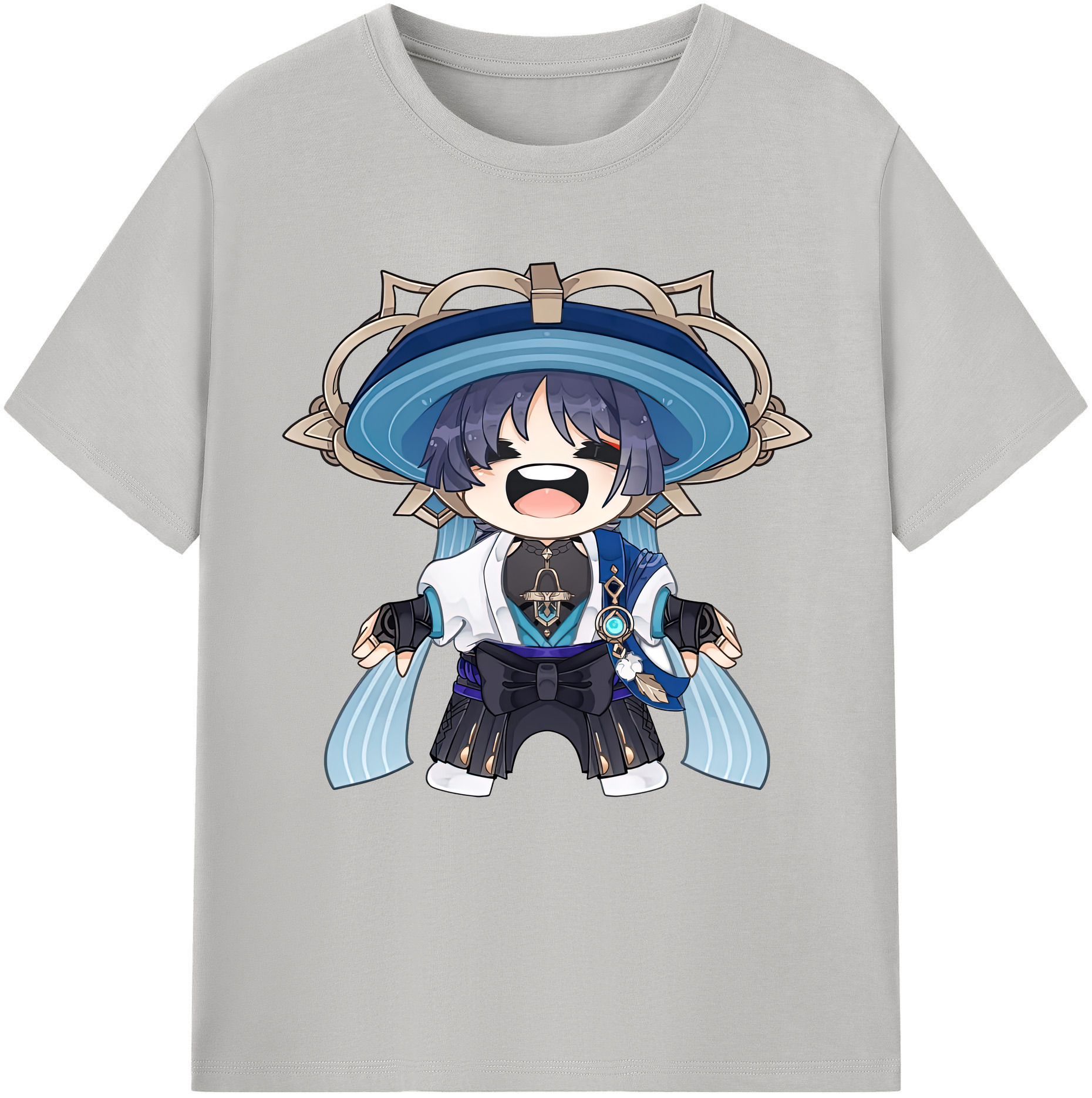 げんし神 さんペい genshin Sanpei レディースカジュアルプリントTシャツ（綿100％）