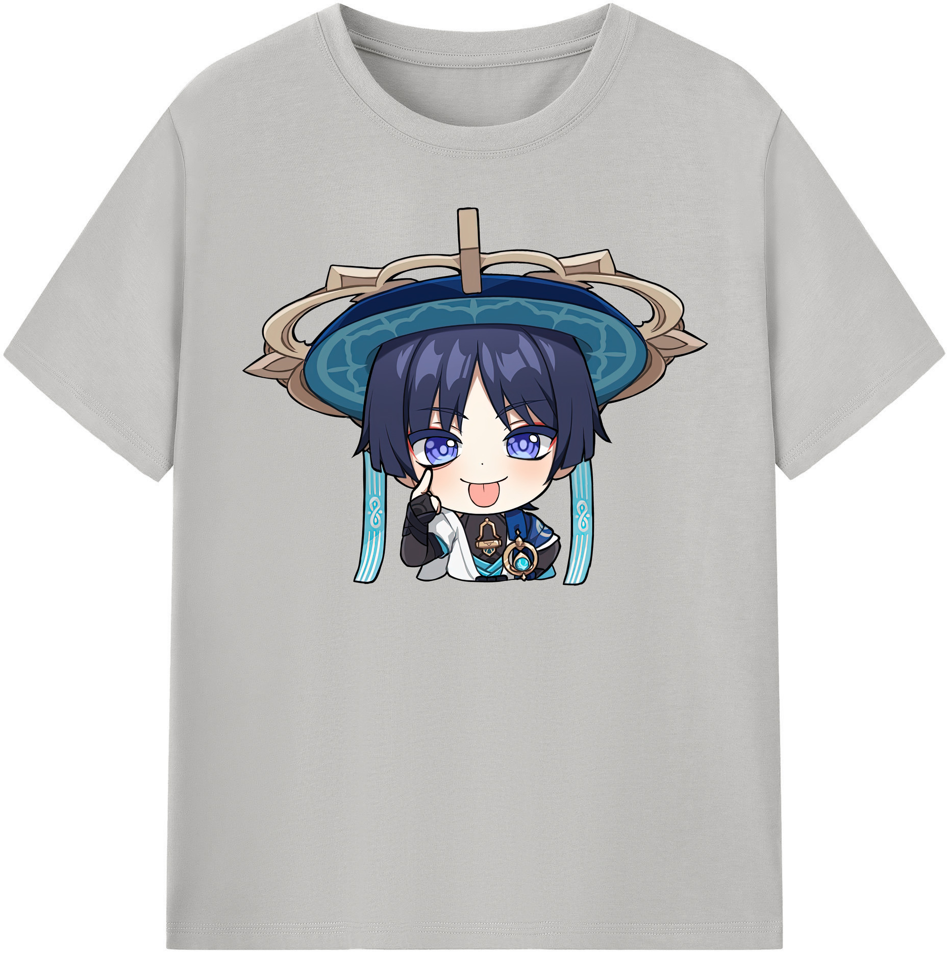 げんし神 さんペい genshin Sanpei レディースカジュアルプリントTシャツ（綿100％）