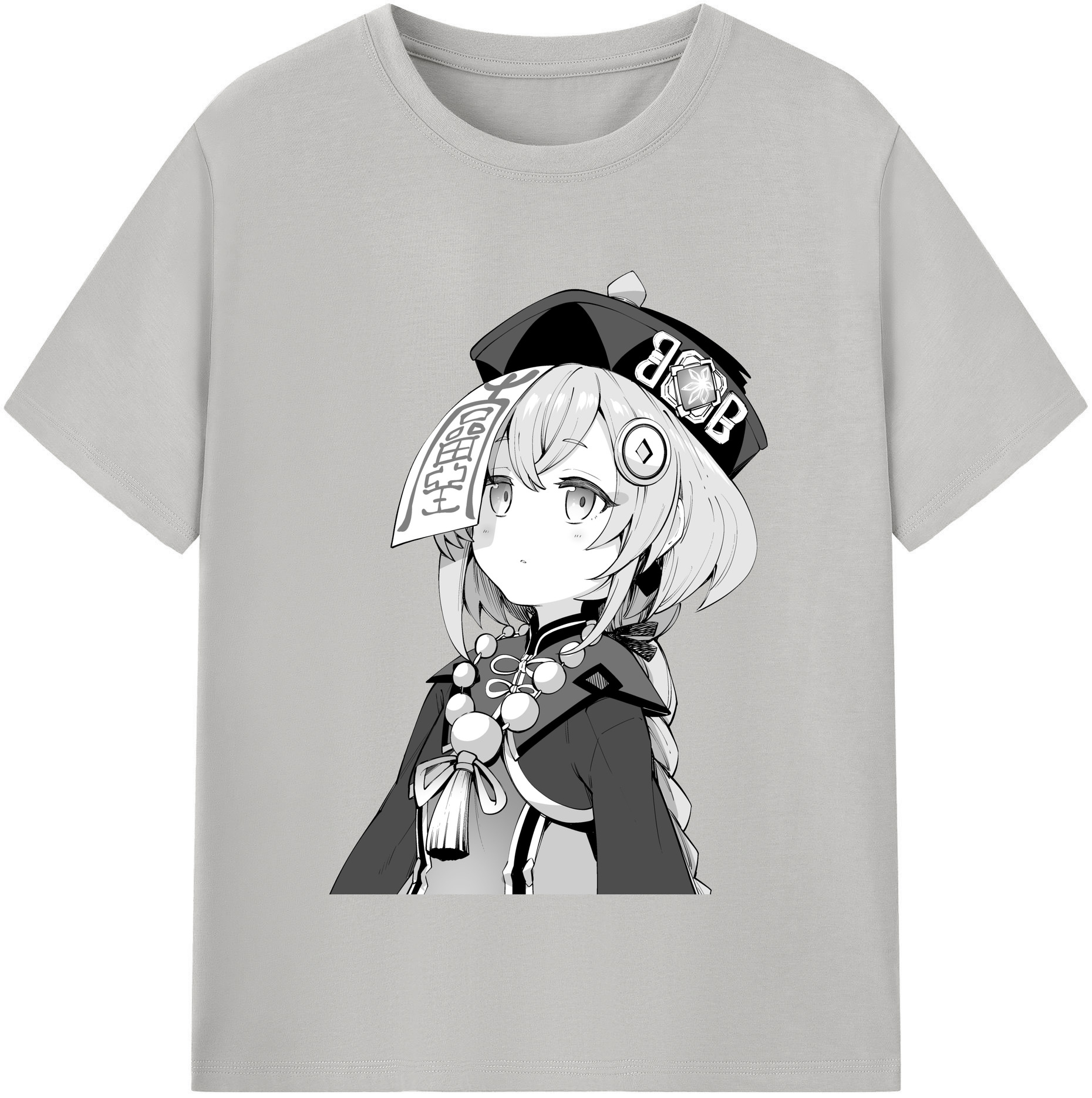 げんし神 七七 なな  genshin Nana レディースカジュアルプリントTシャツ（綿100％）