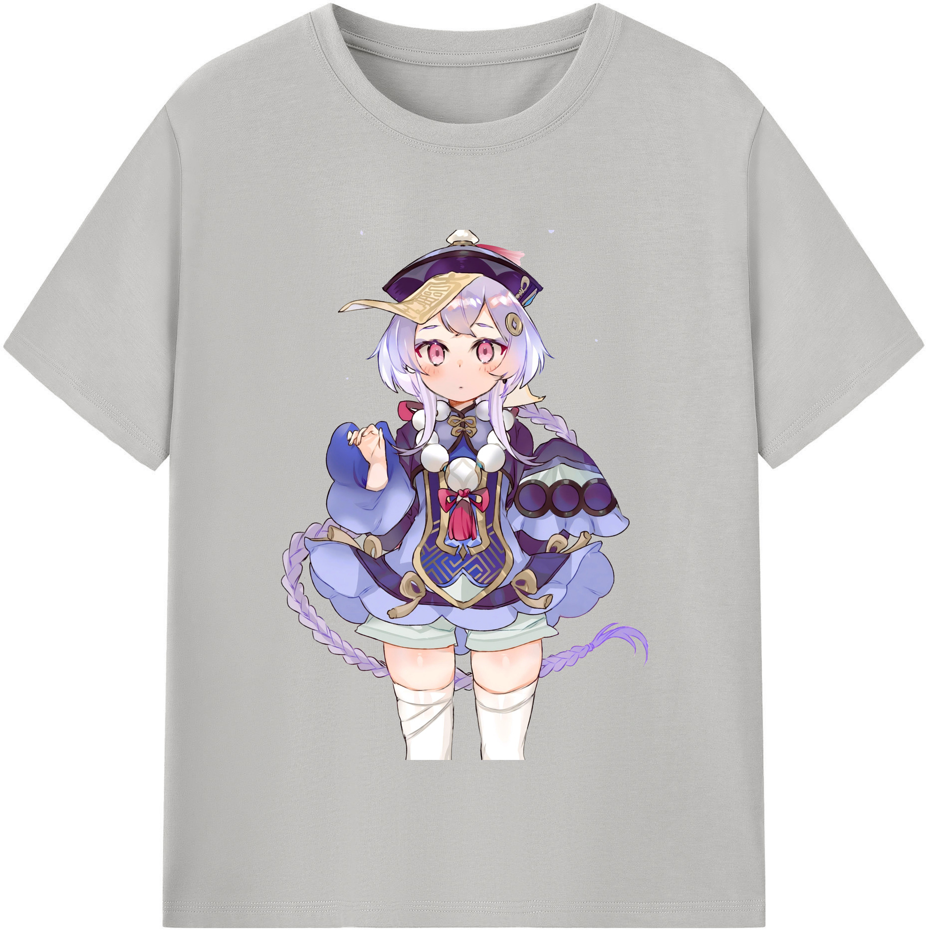 げんし神 七七 なな  genshin Nana レディースカジュアルプリントTシャツ（綿100％）
