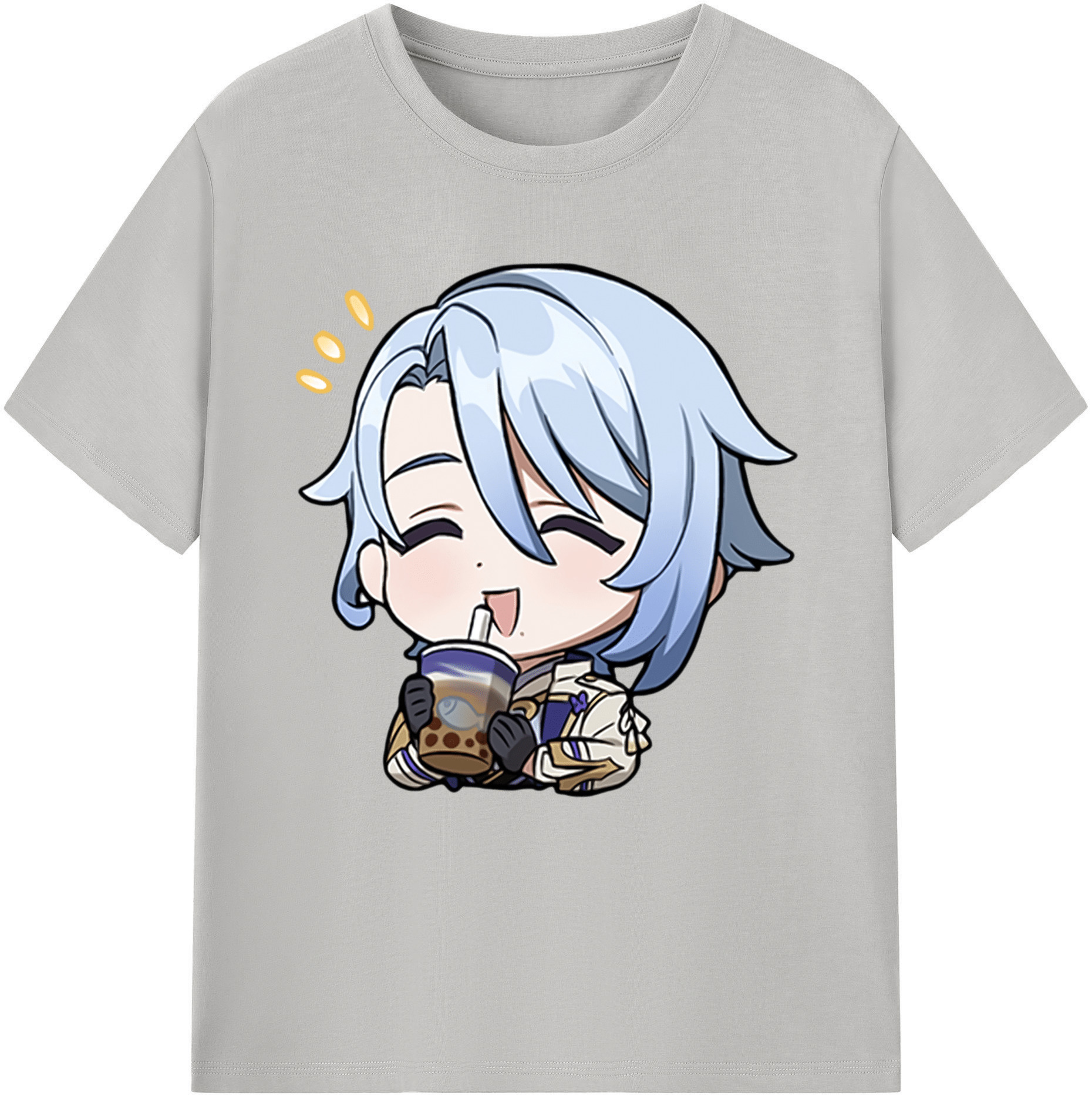 げんし神 神里綾人 かみさとあやと genshin Kamisato Ayato レディースカジュアルプリントTシャツ（綿100％）