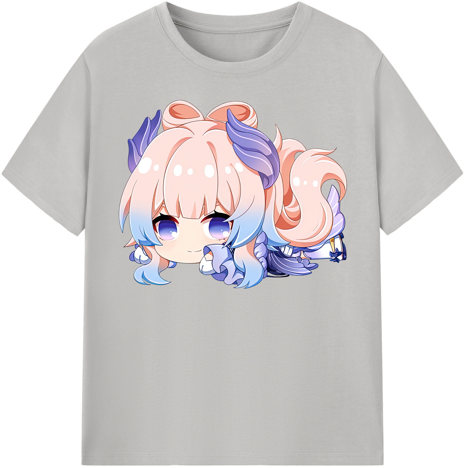 げんし神 珊瑚宮心海 サンゴノミヤ・ココミ genshin Sangonomiya Kokomi レディースカジュアルプリントTシャツ（綿100％）