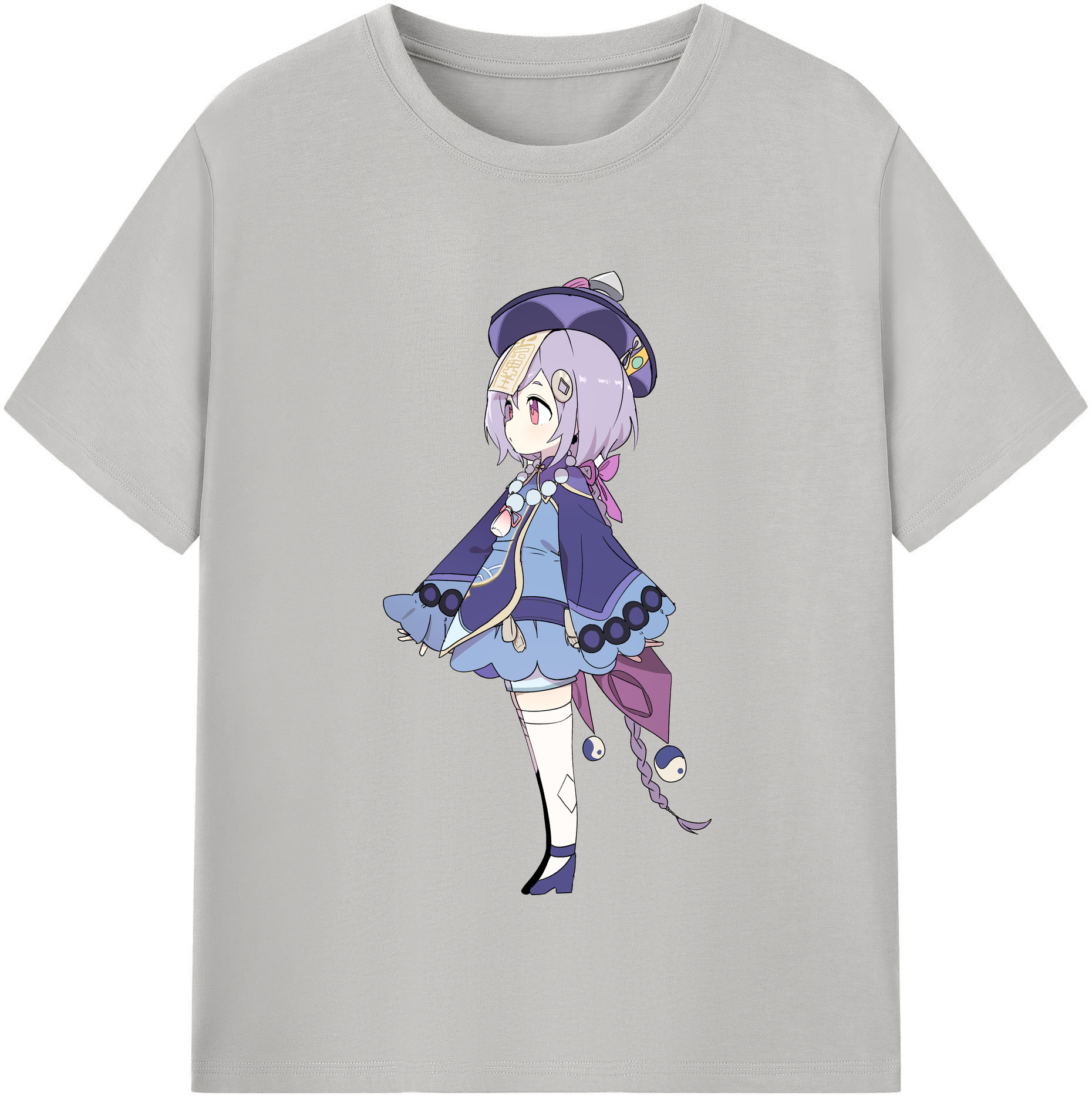 げんし神 七七 なな  genshin Nana レディースカジュアルプリントTシャツ（綿100％）