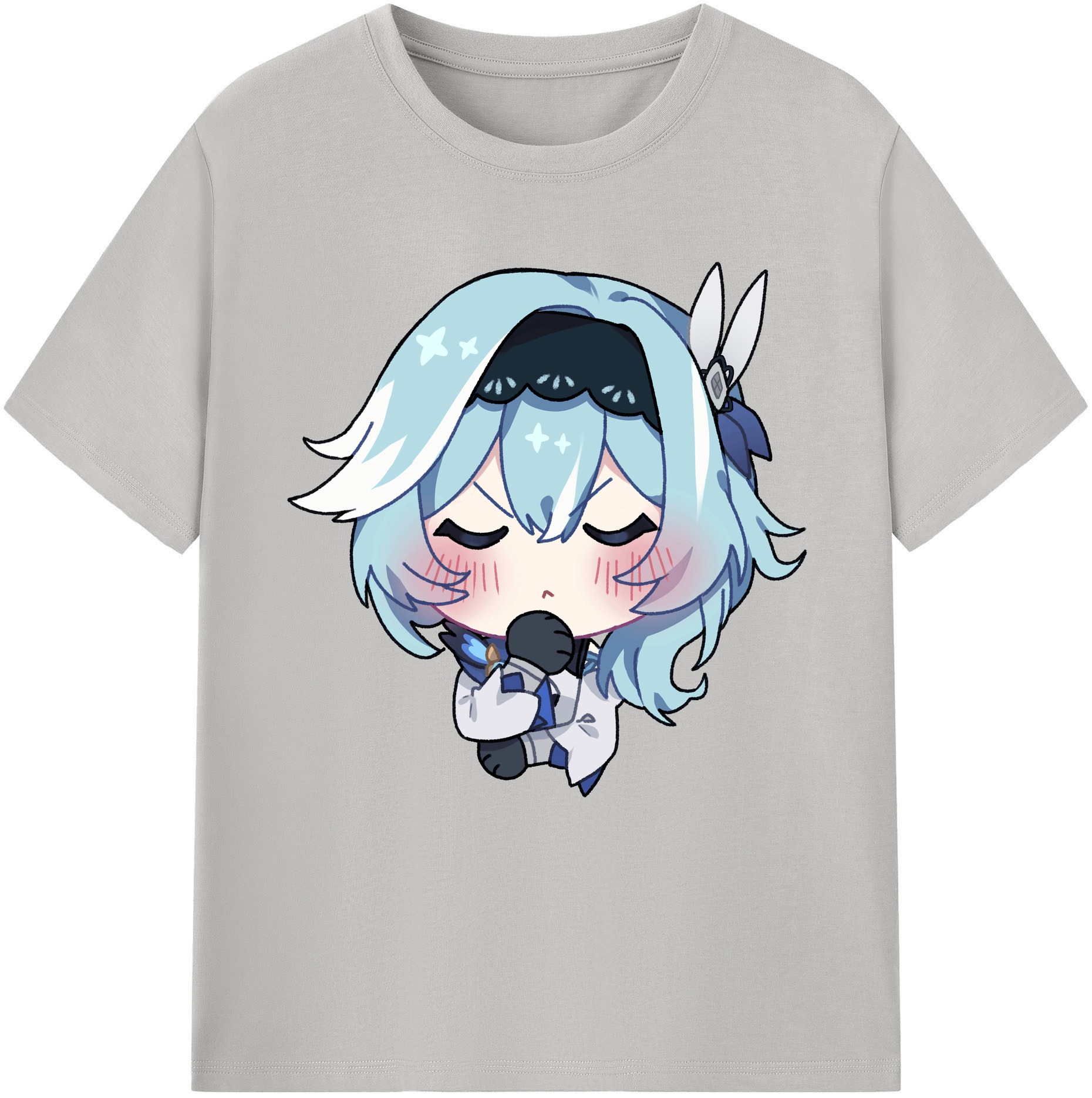 げんし神 优菈 ゆうら genshin Yūra レディースカジュアルプリントTシャツ（綿100％）