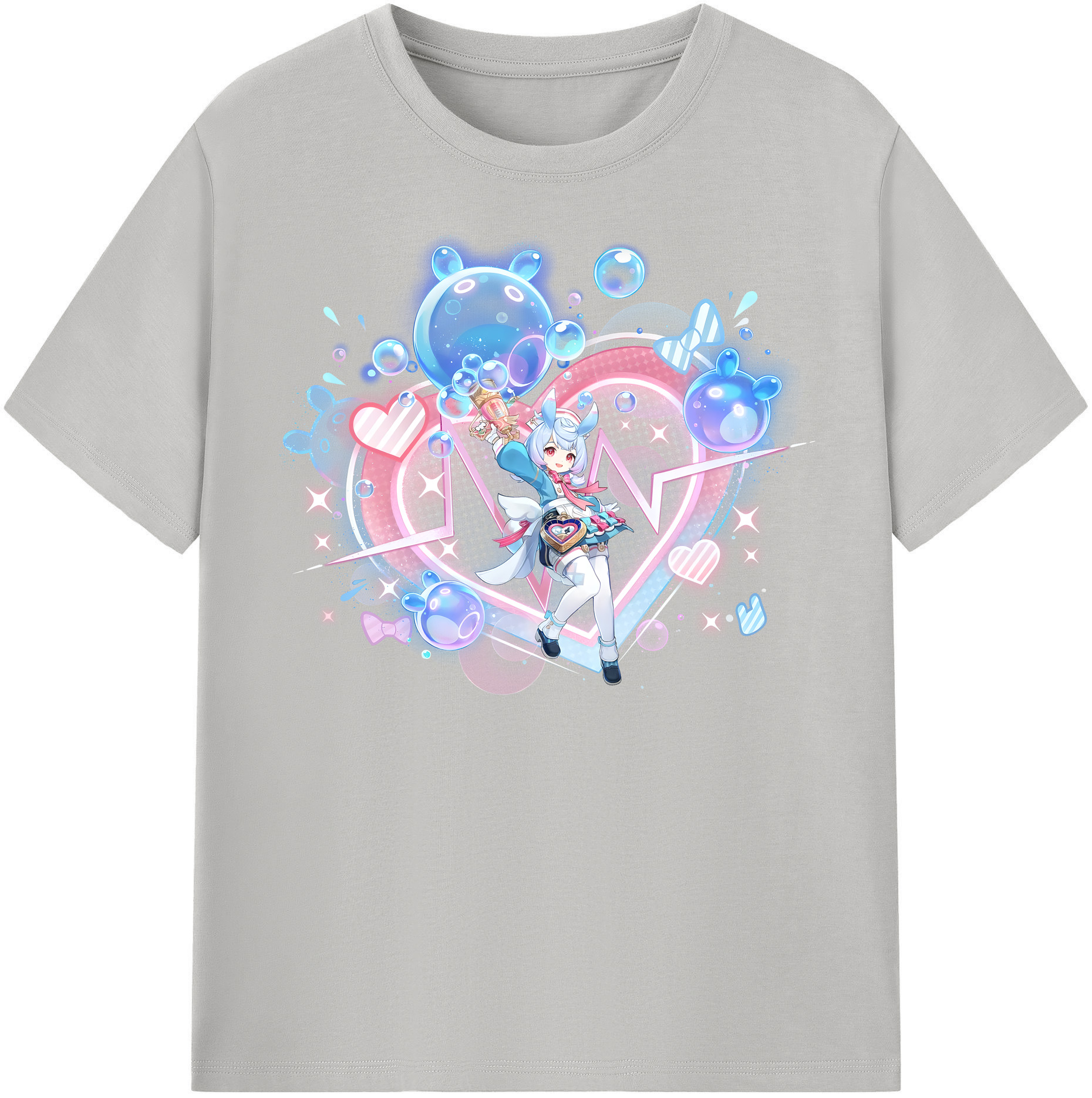 げんし神 シゲウィン genshin Shigewin レディースカジュアルプリントTシャツ（綿100％）