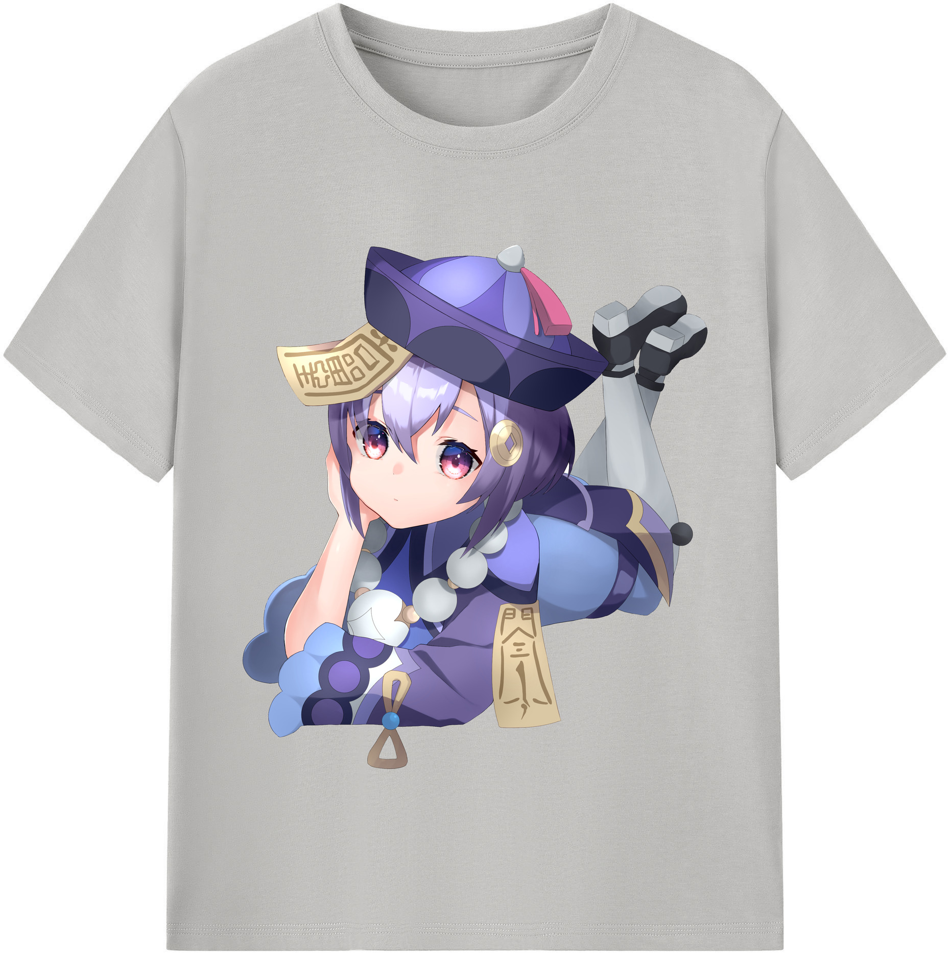 げんし神 七七 なな  genshin Nana レディースカジュアルプリントTシャツ（綿100％）