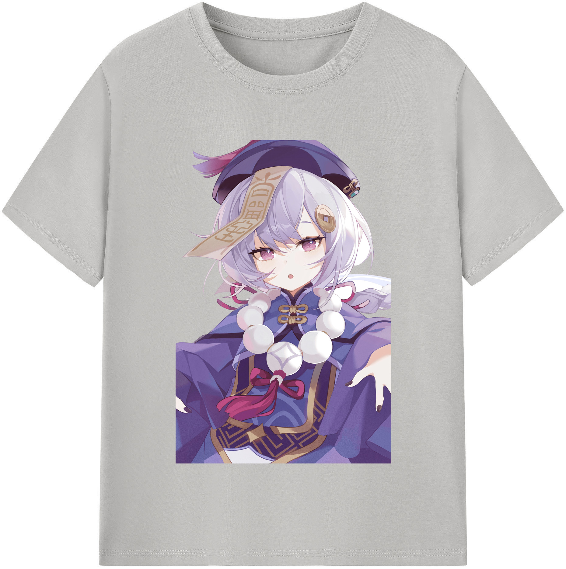 げんし神 七七 なな  genshin Nana レディースカジュアルプリントTシャツ（綿100％）