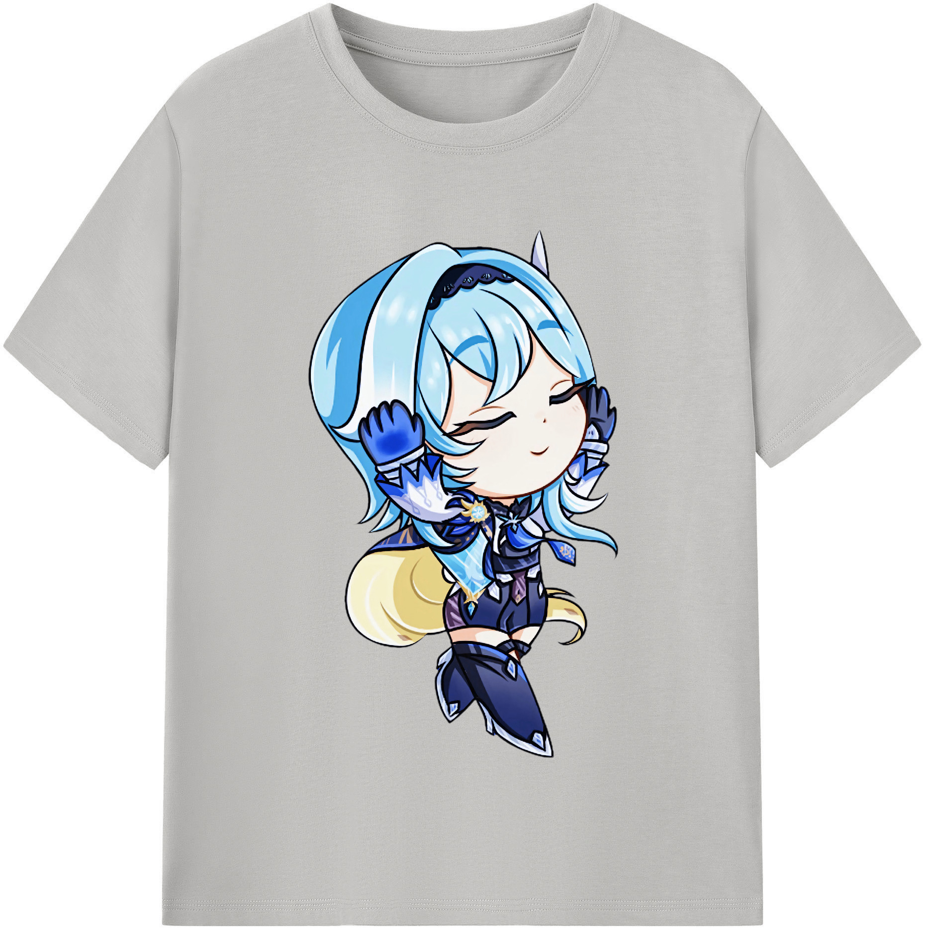 げんし神 优菈 ゆうら genshin Yūra レディースカジュアルプリントTシャツ（綿100％）
