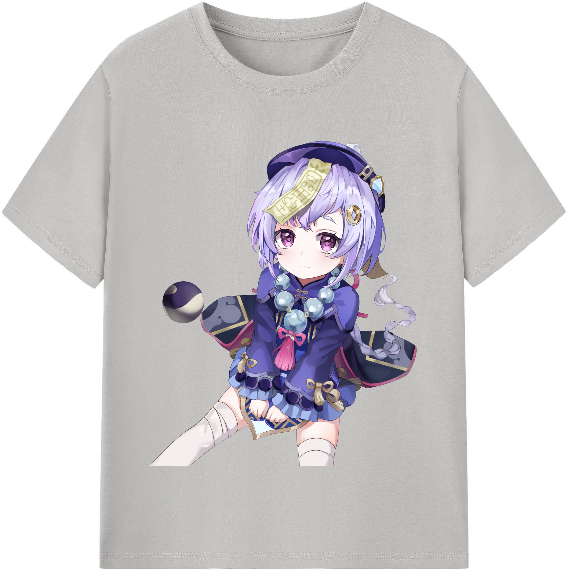 げんし神 七七 なな  genshin Nana レディースカジュアルプリントTシャツ（綿100％）