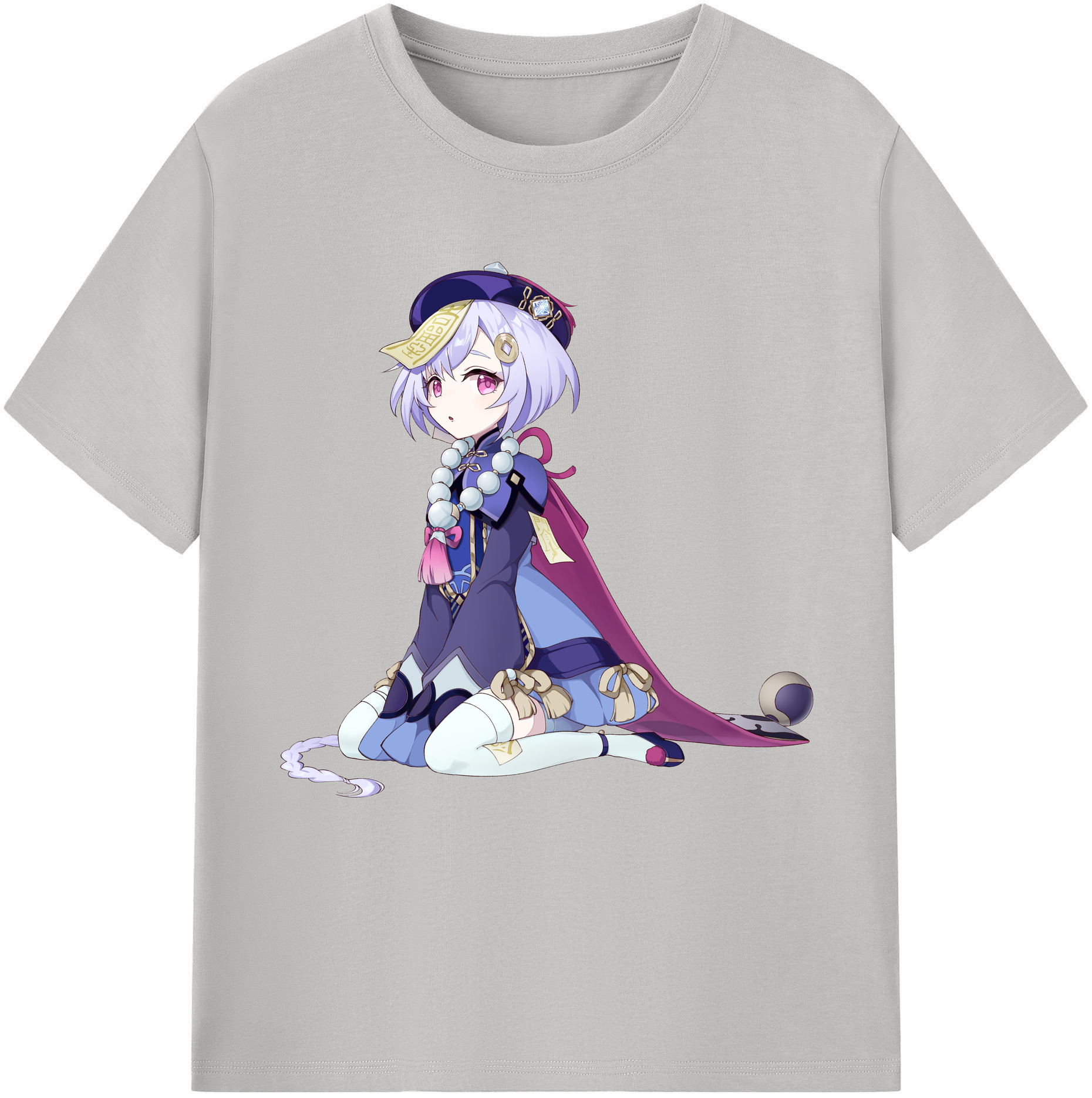 げんし神 七七 なな  genshin Nana レディースカジュアルプリントTシャツ（綿100％）