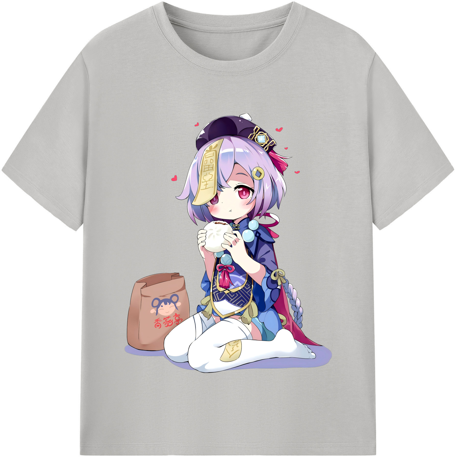 げんし神 七七 なな  genshin Nana レディースカジュアルプリントTシャツ（綿100％）