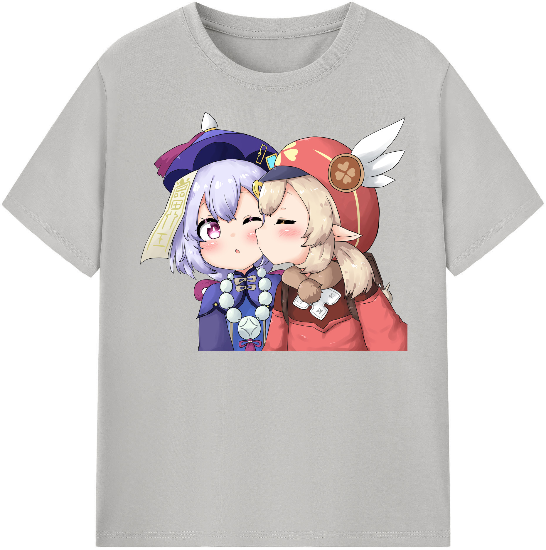 げんし神 七七 なな  genshin Nana レディースカジュアルプリントTシャツ（綿100％）