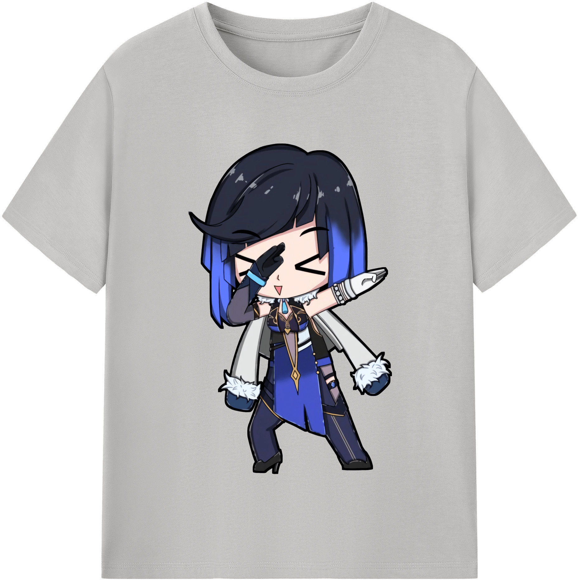げんし神 夜兰 やらん genshin Yaran レディースカジュアルプリントTシャツ（綿100％）