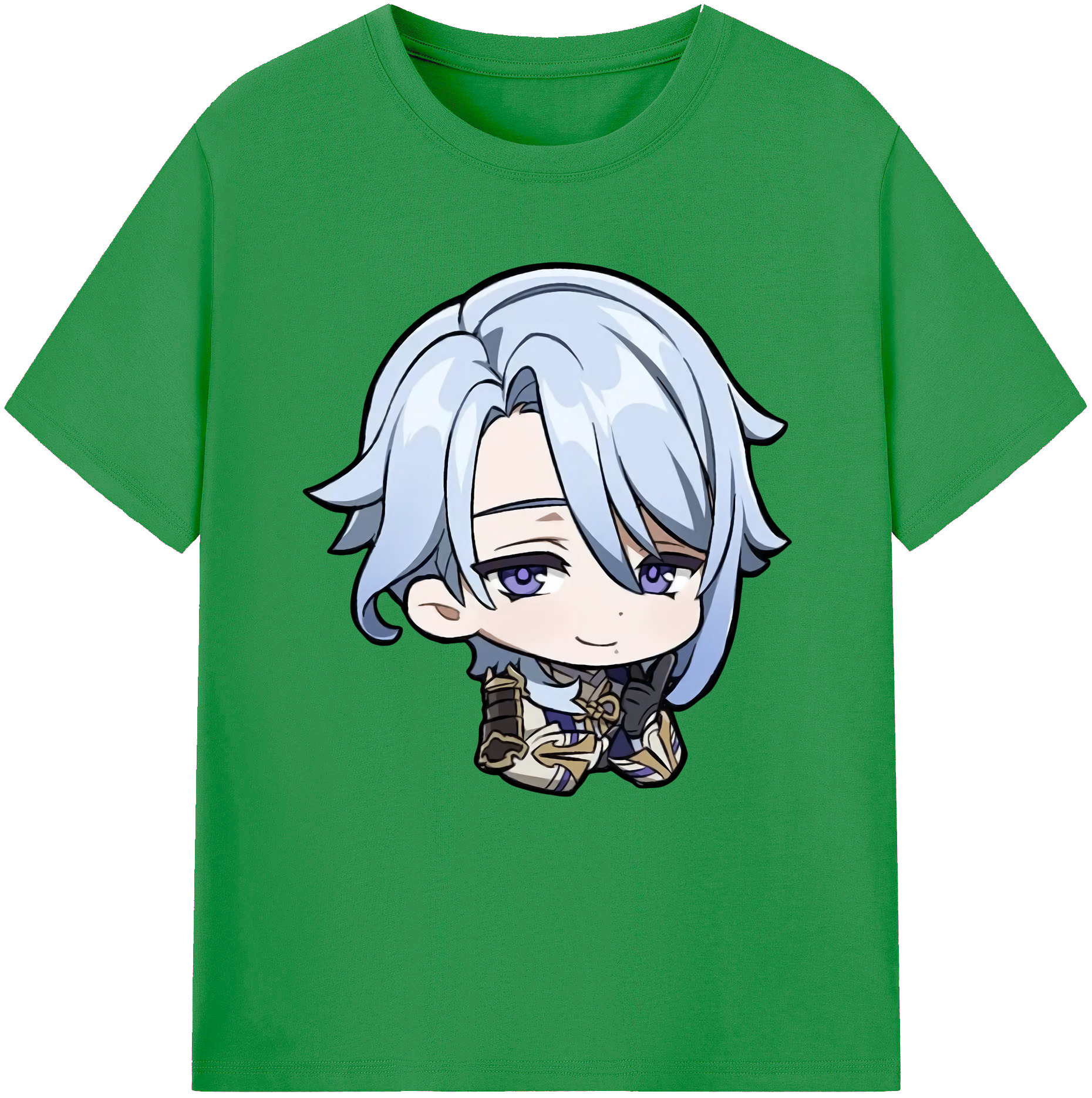 げんし神 神里綾人 かみさとあやと genshin Kamisato Ayato レディースカジュアルプリントTシャツ（綿100％）
