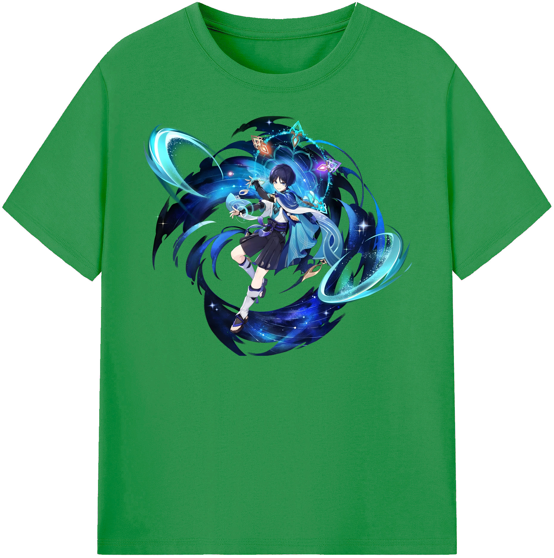 げんし神 さんペい genshin Sanpei レディースカジュアルプリントTシャツ（綿100％）