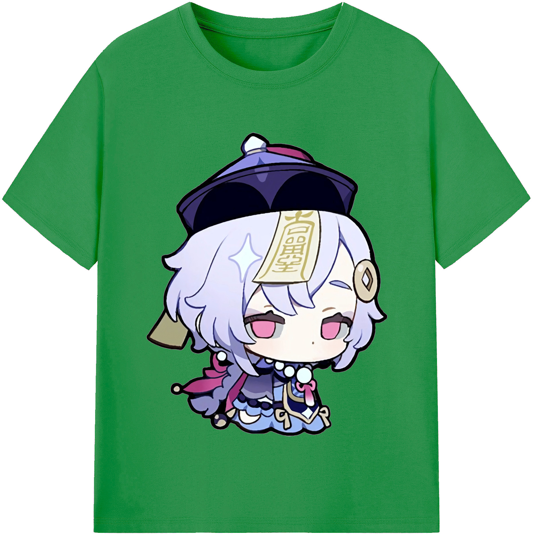 げんし神 七七 なな  genshin Nana レディースカジュアルプリントTシャツ（綿100％）