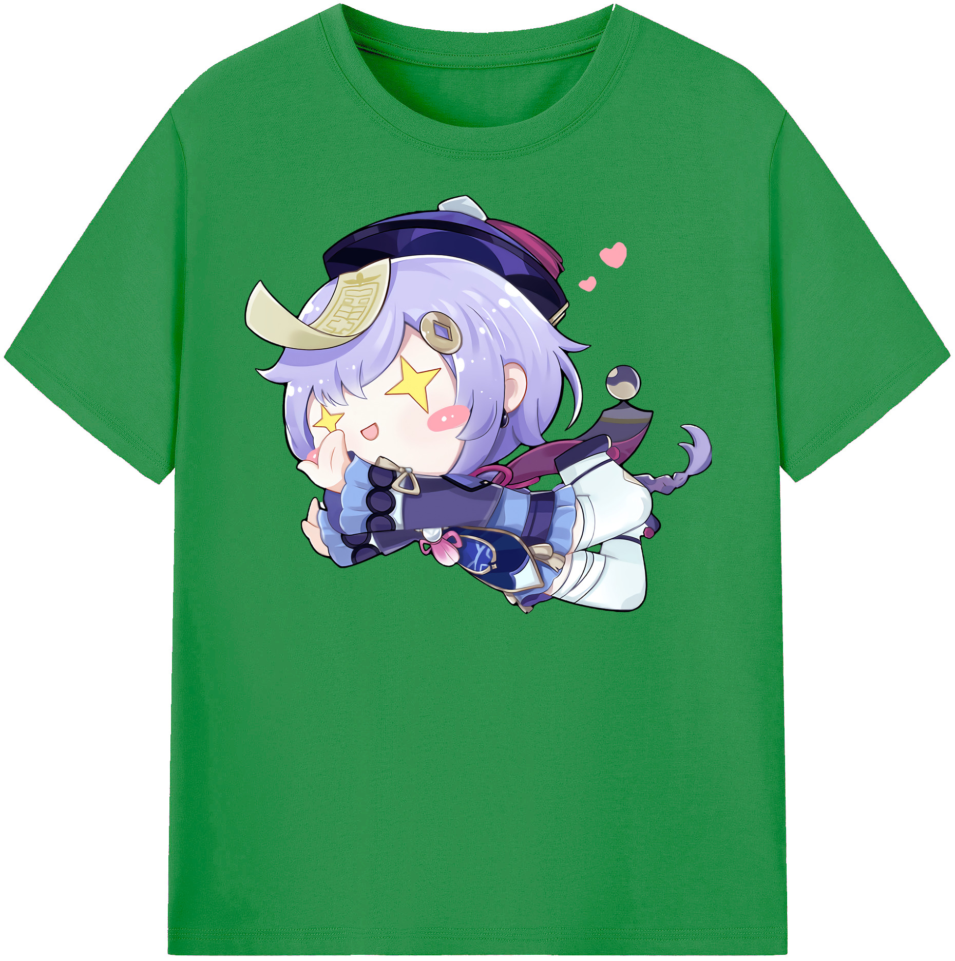 げんし神 七七 なな  genshin Nana レディースカジュアルプリントTシャツ（綿100％）