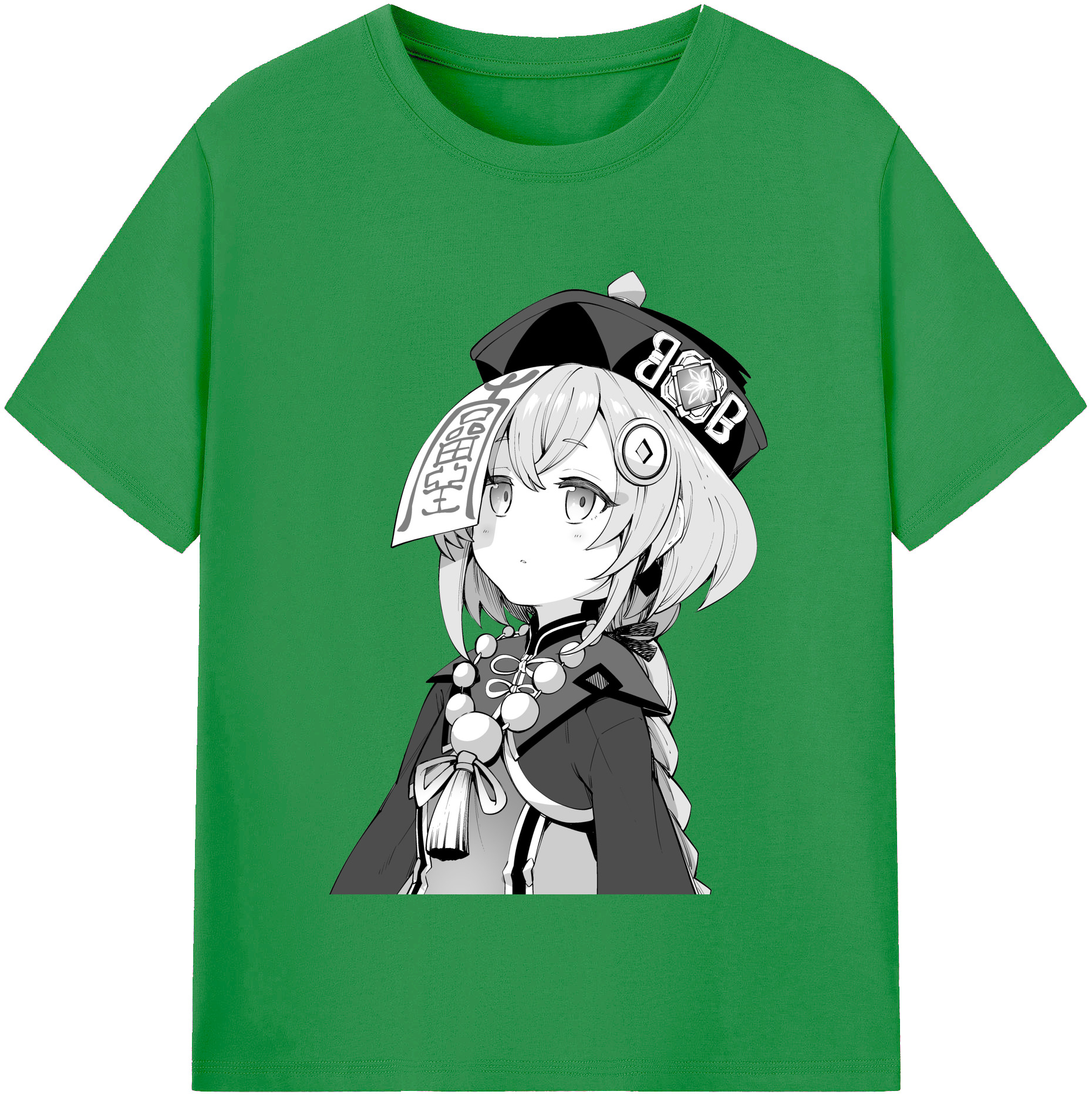 げんし神 七七 なな  genshin Nana レディースカジュアルプリントTシャツ（綿100％）