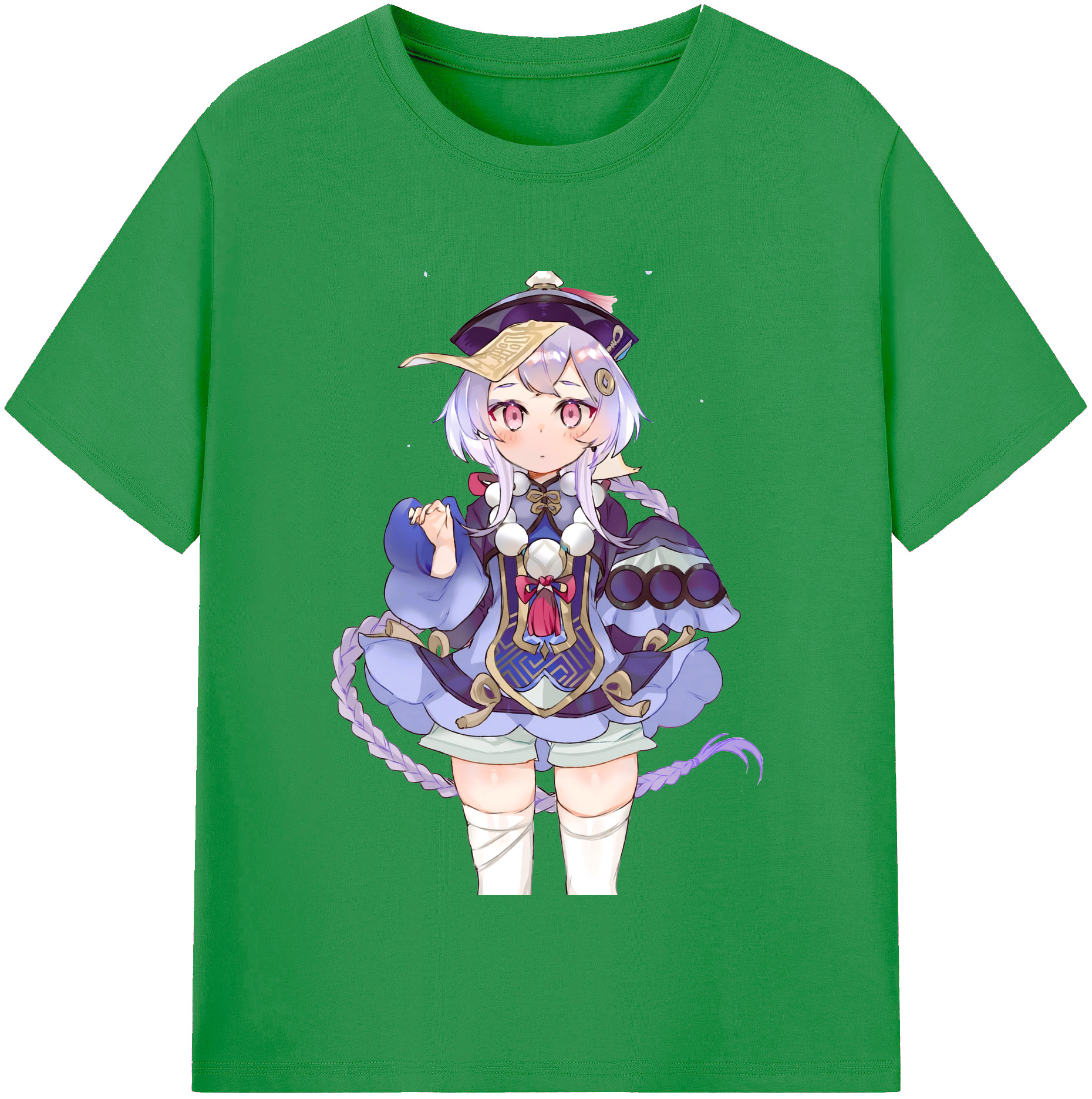 げんし神 七七 なな  genshin Nana レディースカジュアルプリントTシャツ（綿100％）