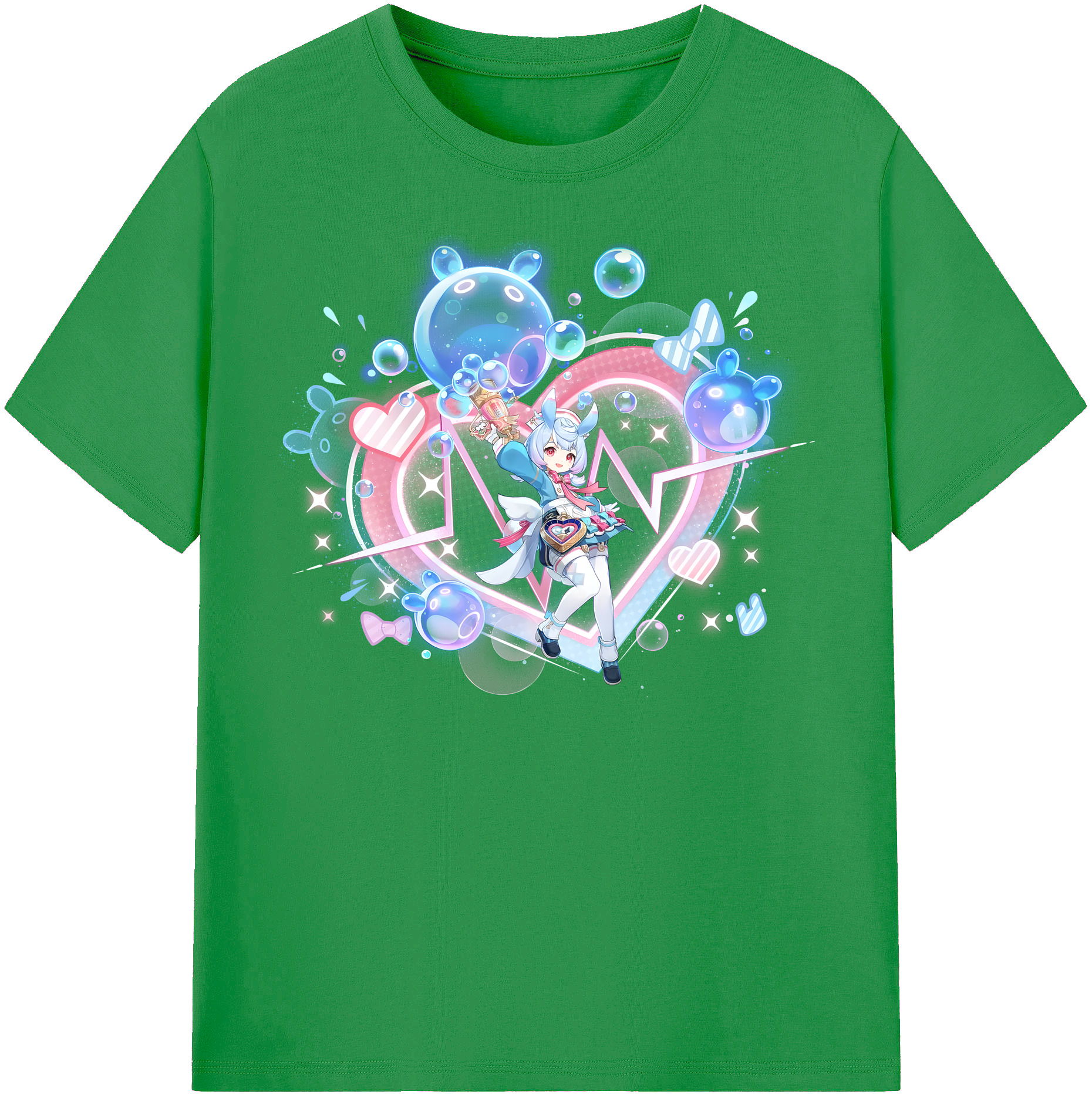 げんし神 シゲウィン genshin Shigewin レディースカジュアルプリントTシャツ（綿100％）