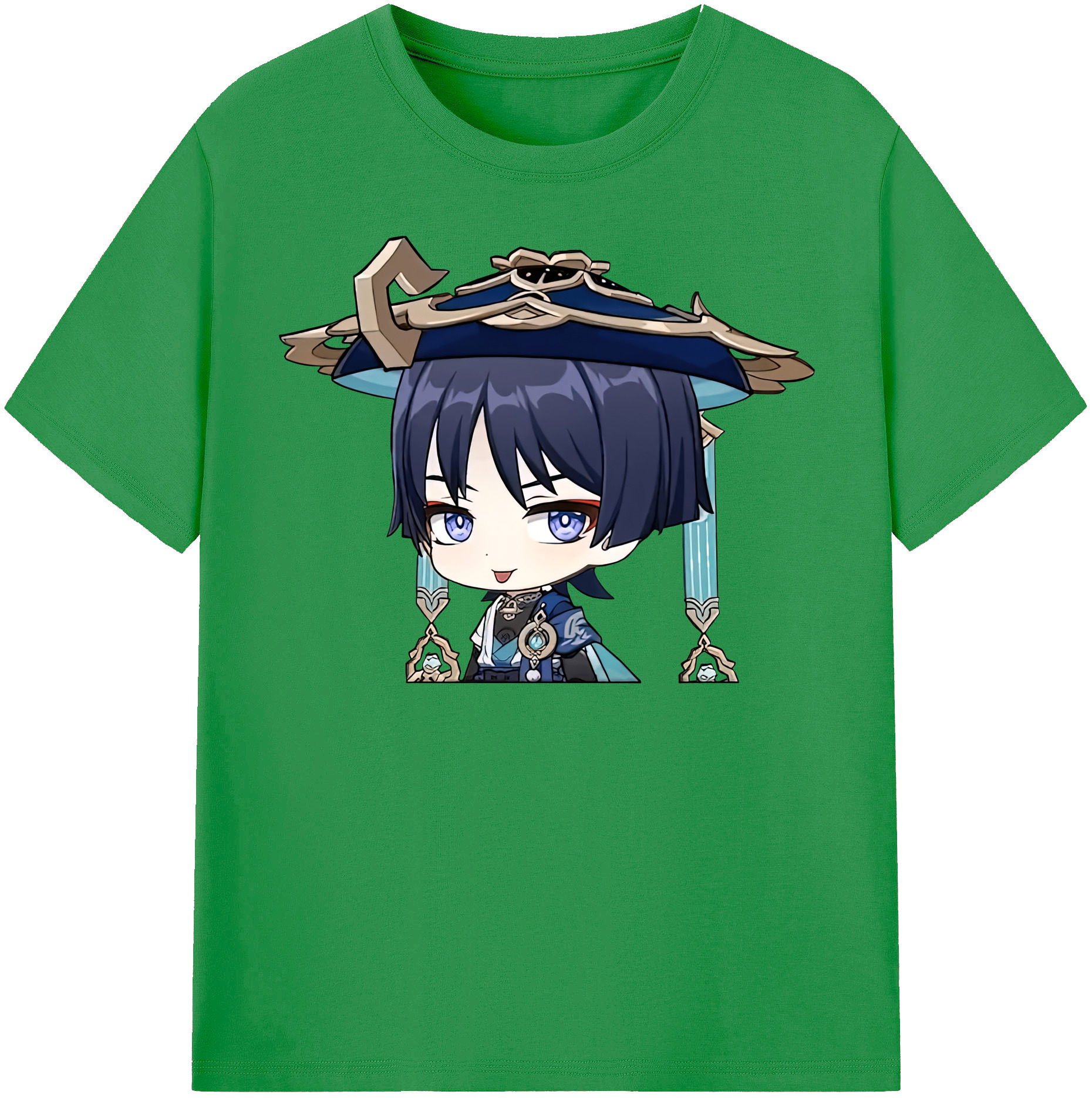 げんし神 さんペい genshin Sanpei レディースカジュアルプリントTシャツ（綿100％）