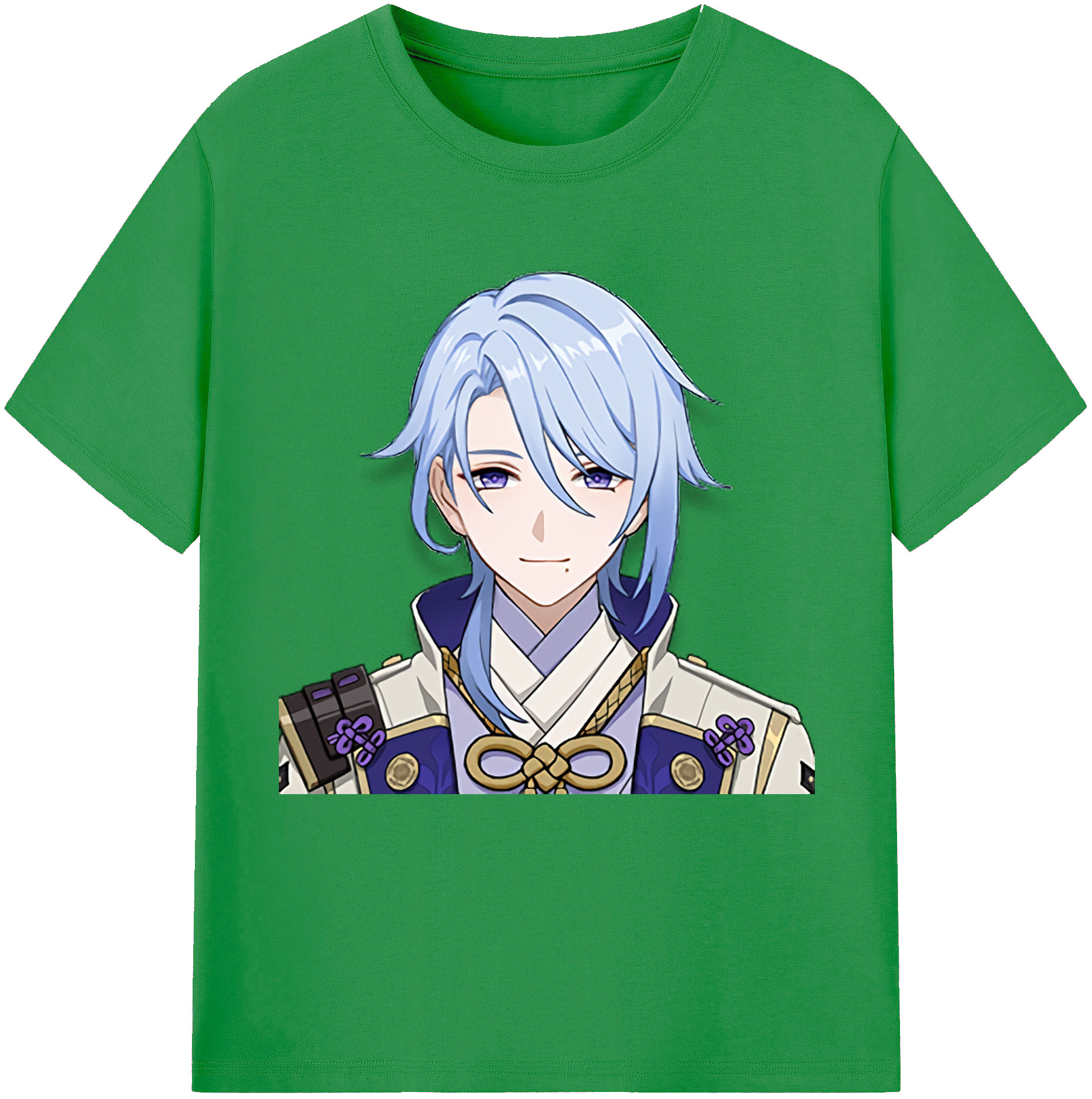 げんし神 神里綾人 かみさとあやと genshin Kamisato Ayato レディースカジュアルプリントTシャツ（綿100％）