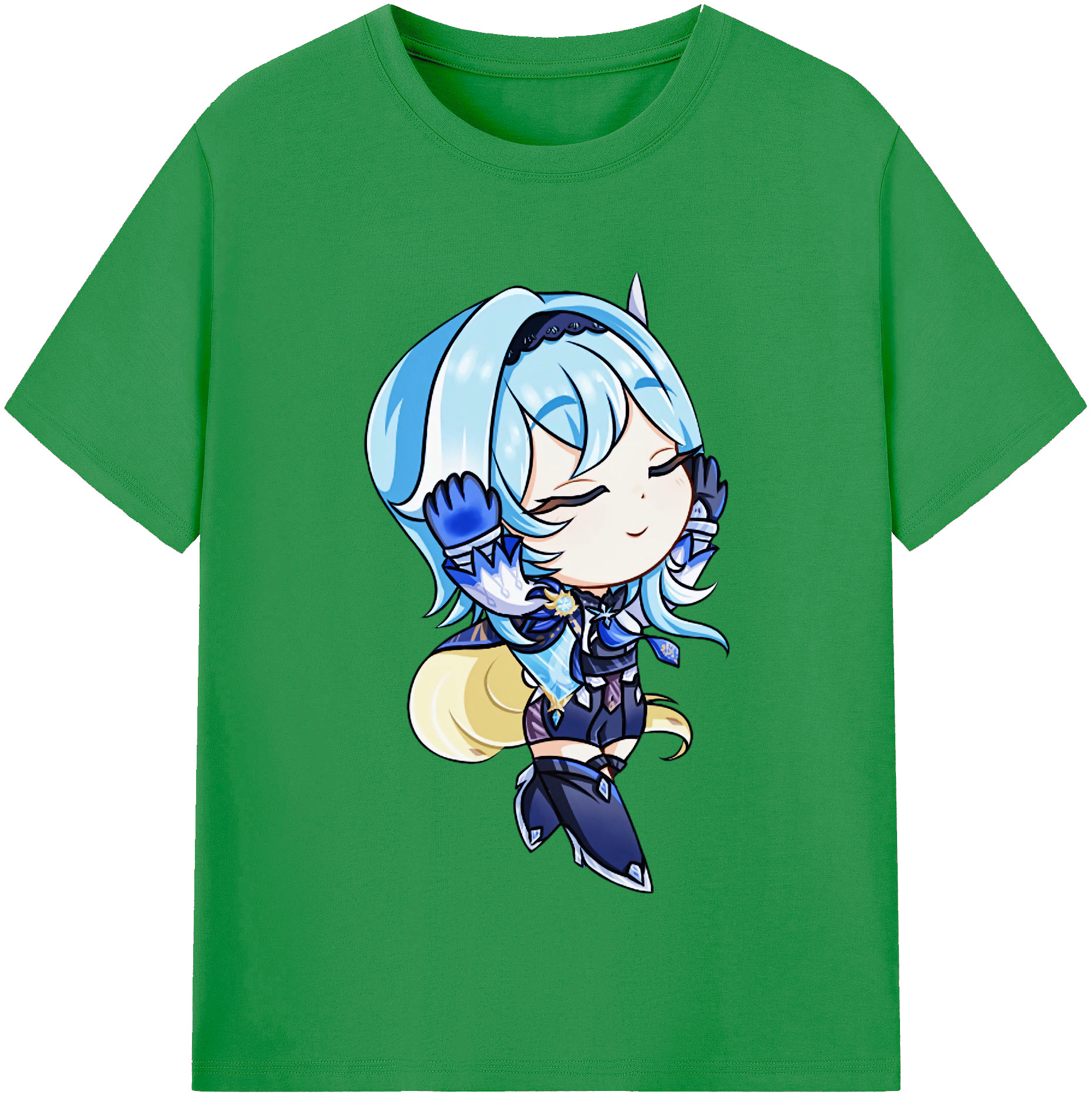 げんし神 优菈 ゆうら genshin Yūra レディースカジュアルプリントTシャツ（綿100％）
