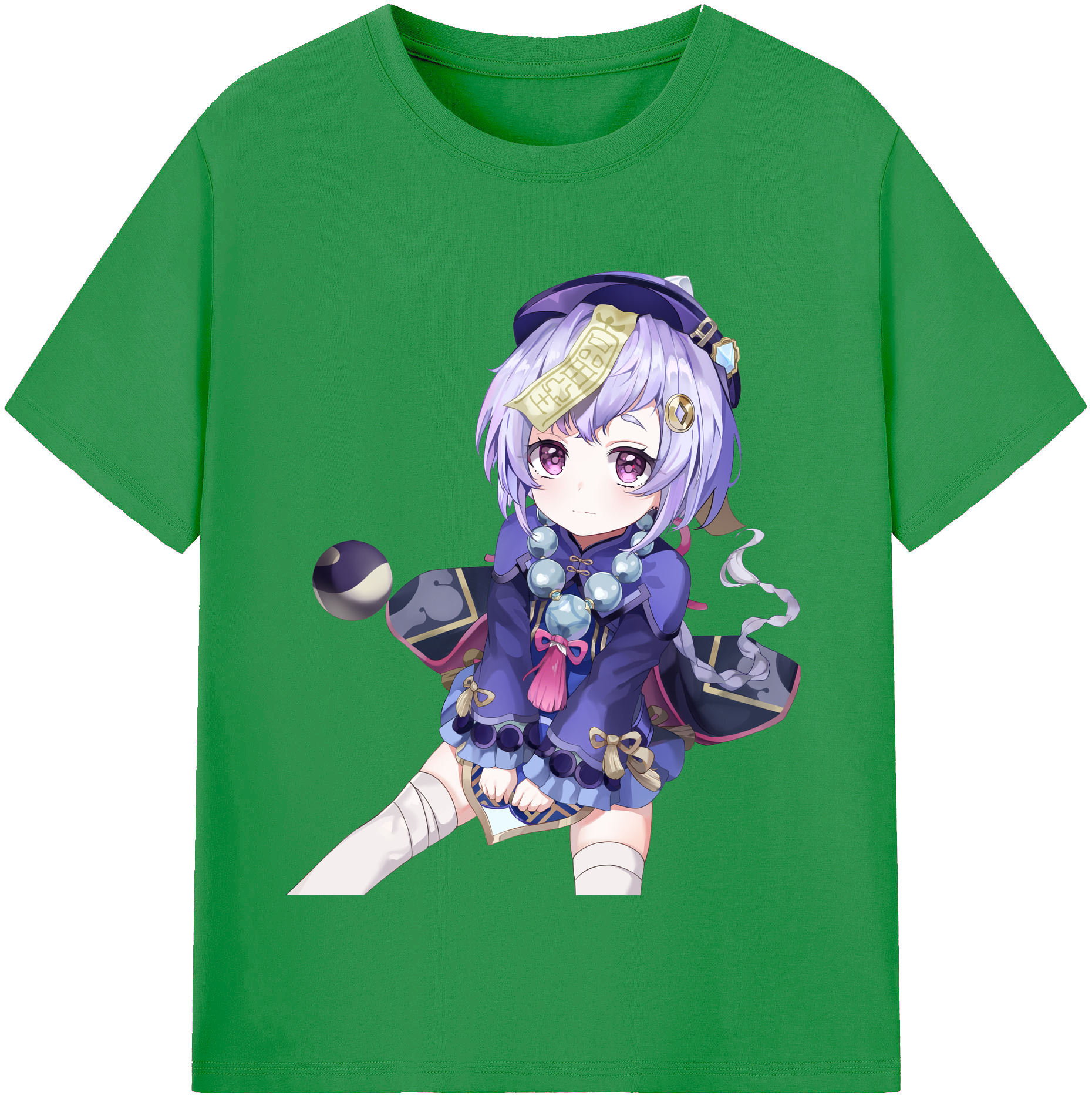 げんし神 七七 なな  genshin Nana レディースカジュアルプリントTシャツ（綿100％）