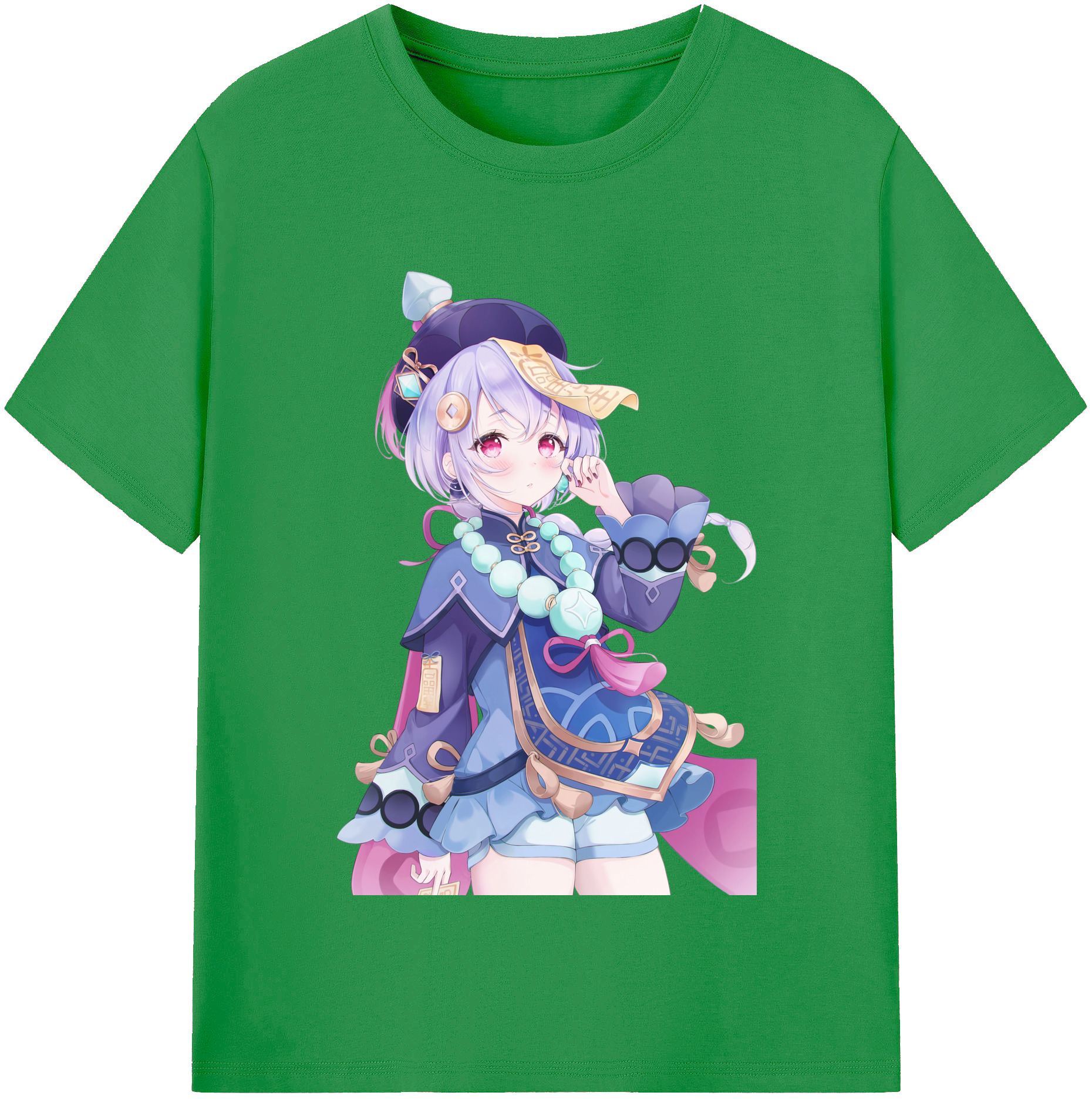 げんし神 七七 なな  genshin Nana レディースカジュアルプリントTシャツ（綿100％）