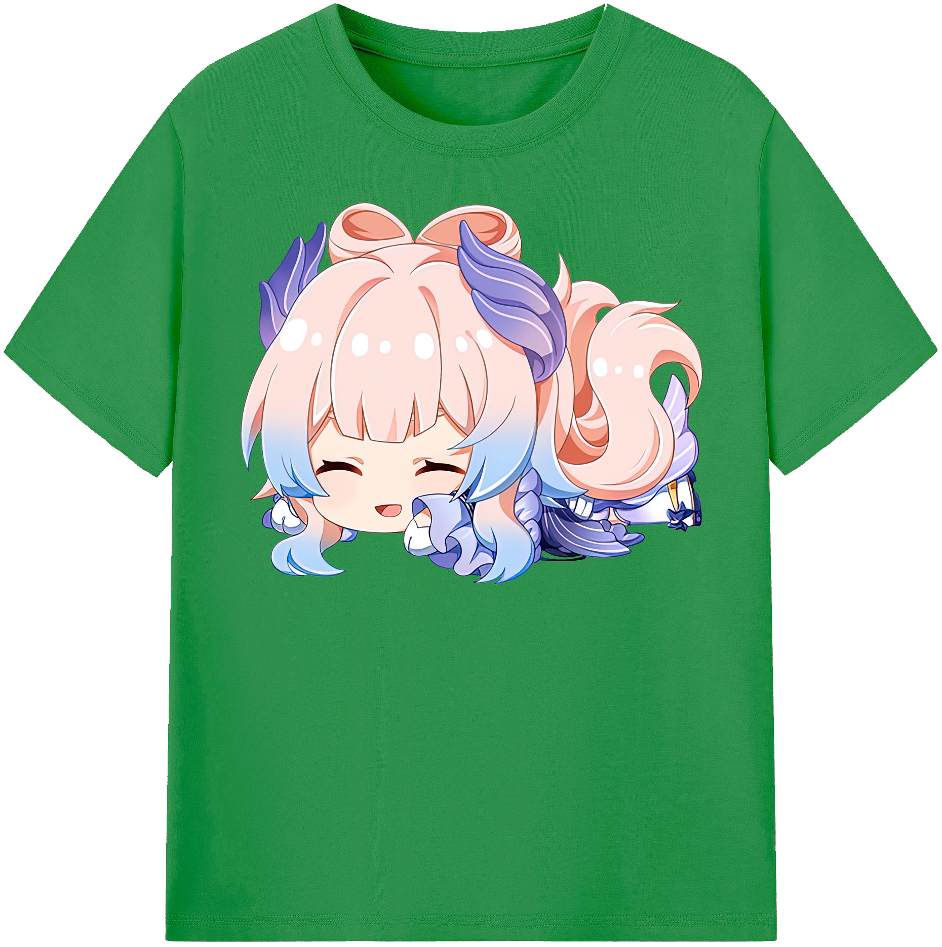 げんし神 珊瑚宮心海 サンゴノミヤ・ココミ genshin Sangonomiya Kokomi レディースカジュアルプリントTシャツ（綿100％）