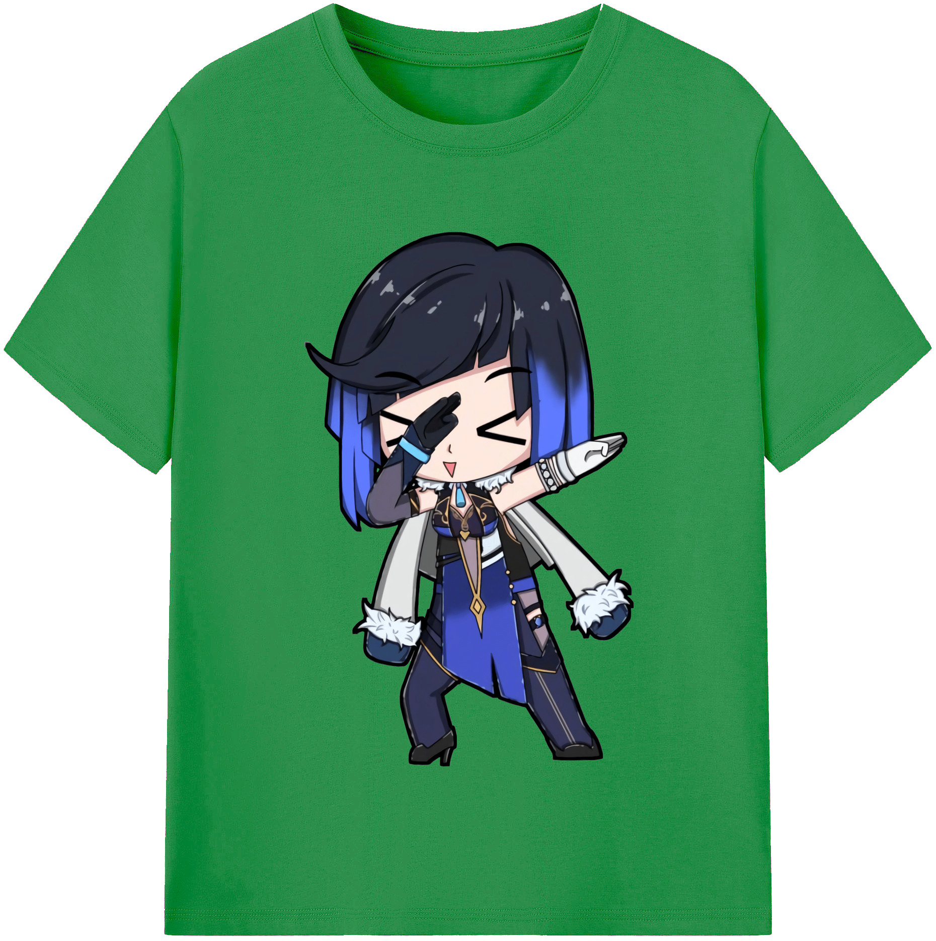 げんし神 夜兰 やらん genshin Yaran レディースカジュアルプリントTシャツ（綿100％）