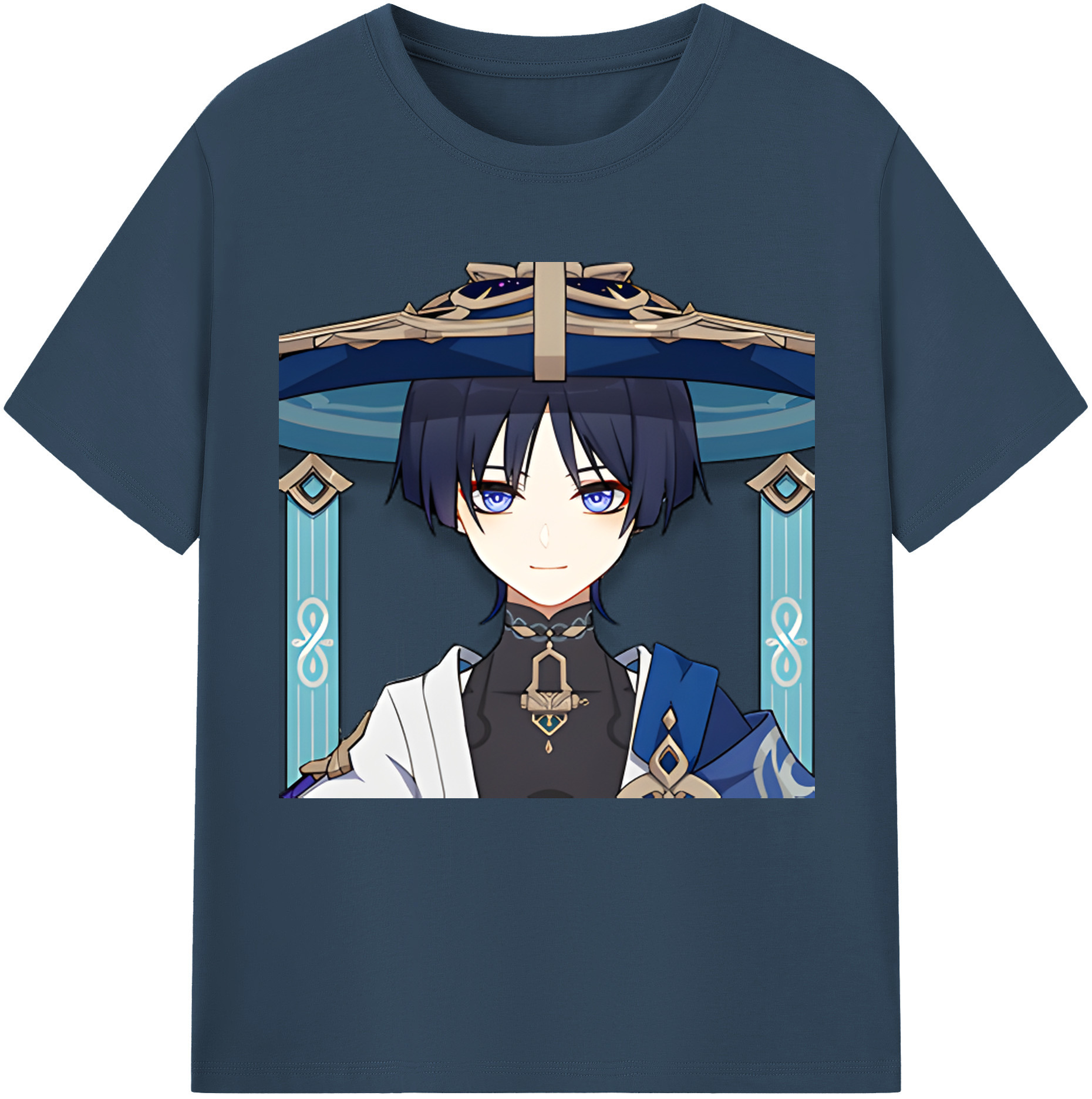 げんし神 さんペい genshin Sanpei レディースカジュアルプリントTシャツ（綿100％）
