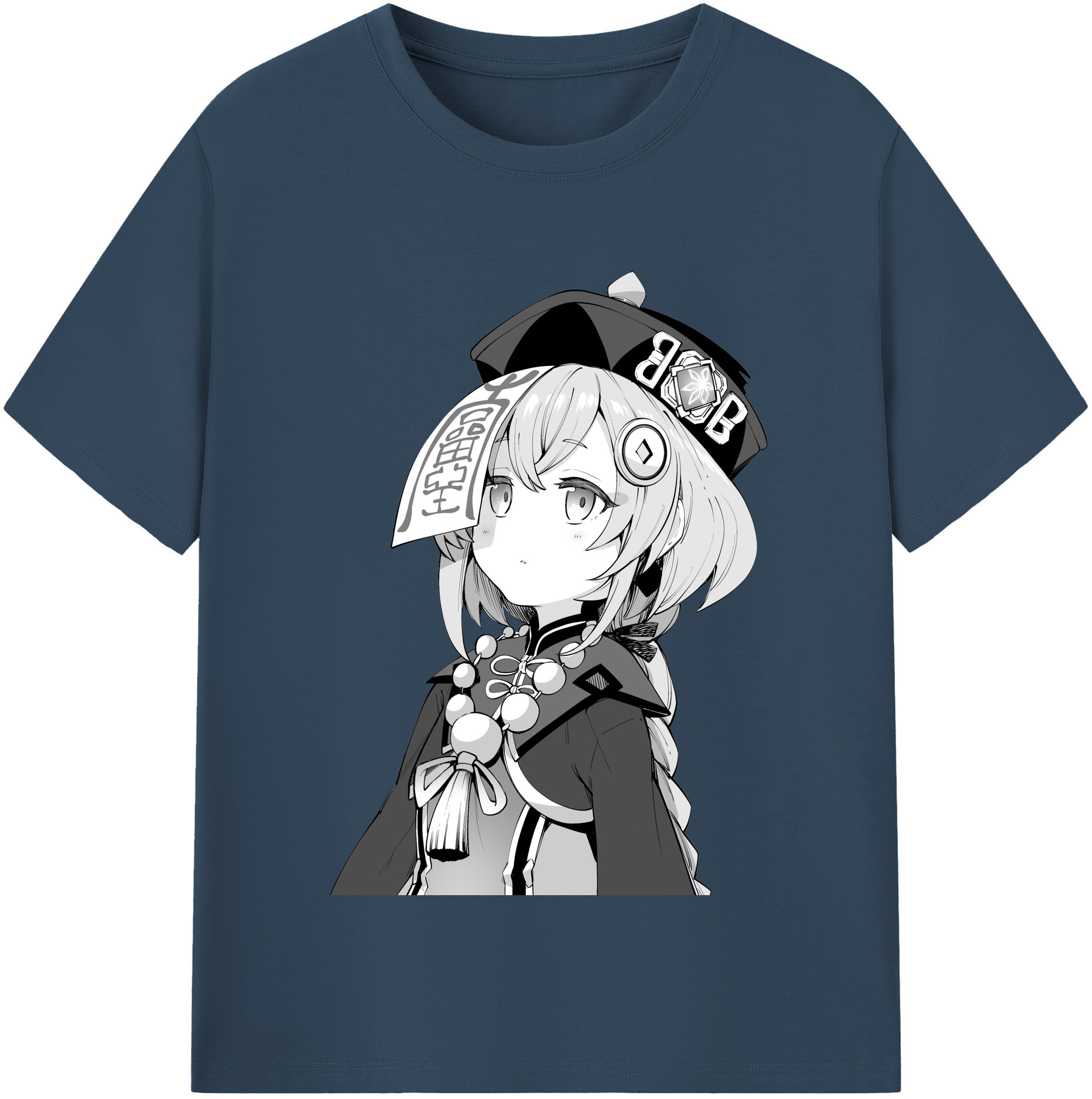 げんし神 七七 なな  genshin Nana レディースカジュアルプリントTシャツ（綿100％）