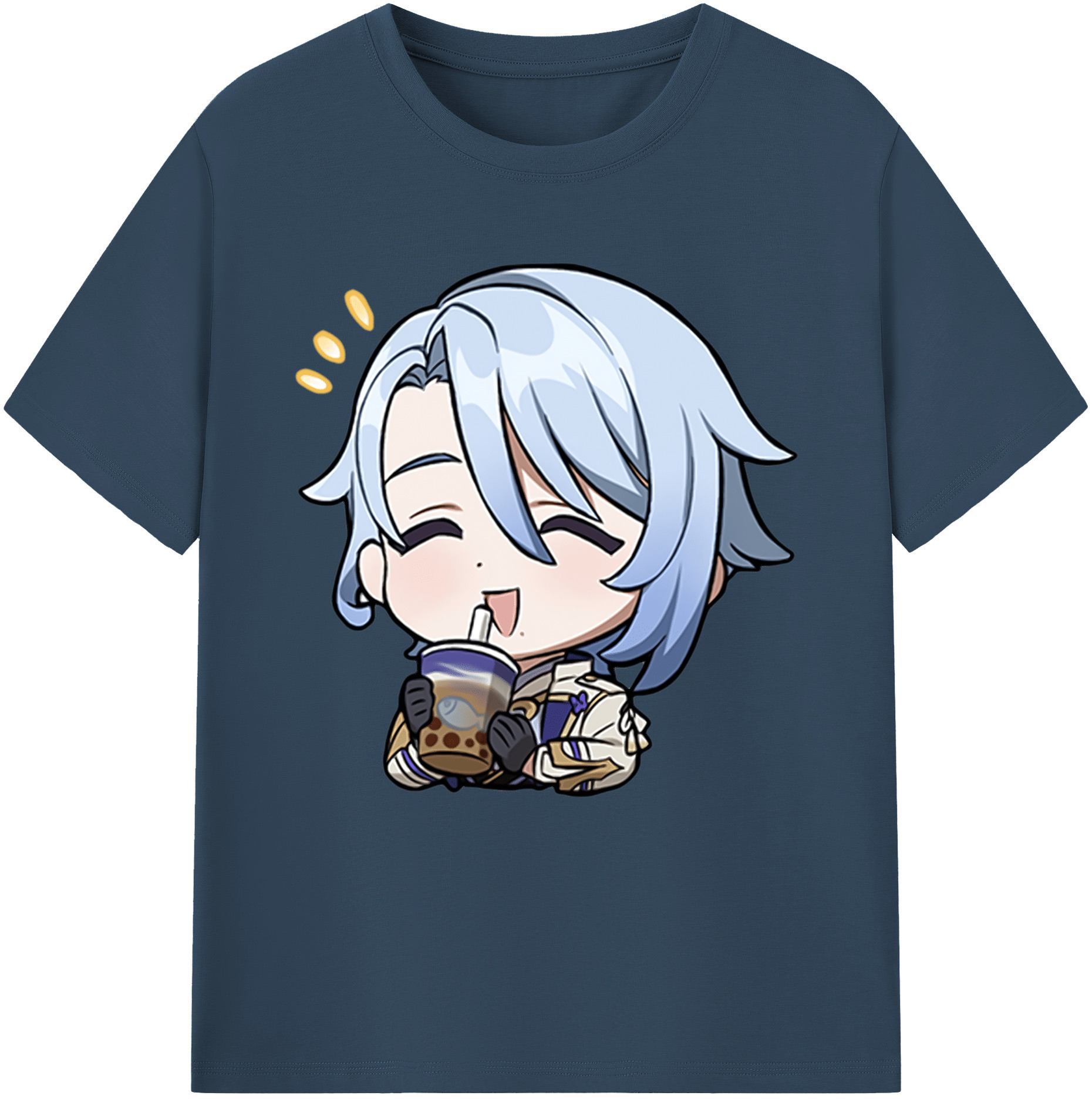 げんし神 神里綾人 かみさとあやと genshin Kamisato Ayato レディースカジュアルプリントTシャツ（綿100％）
