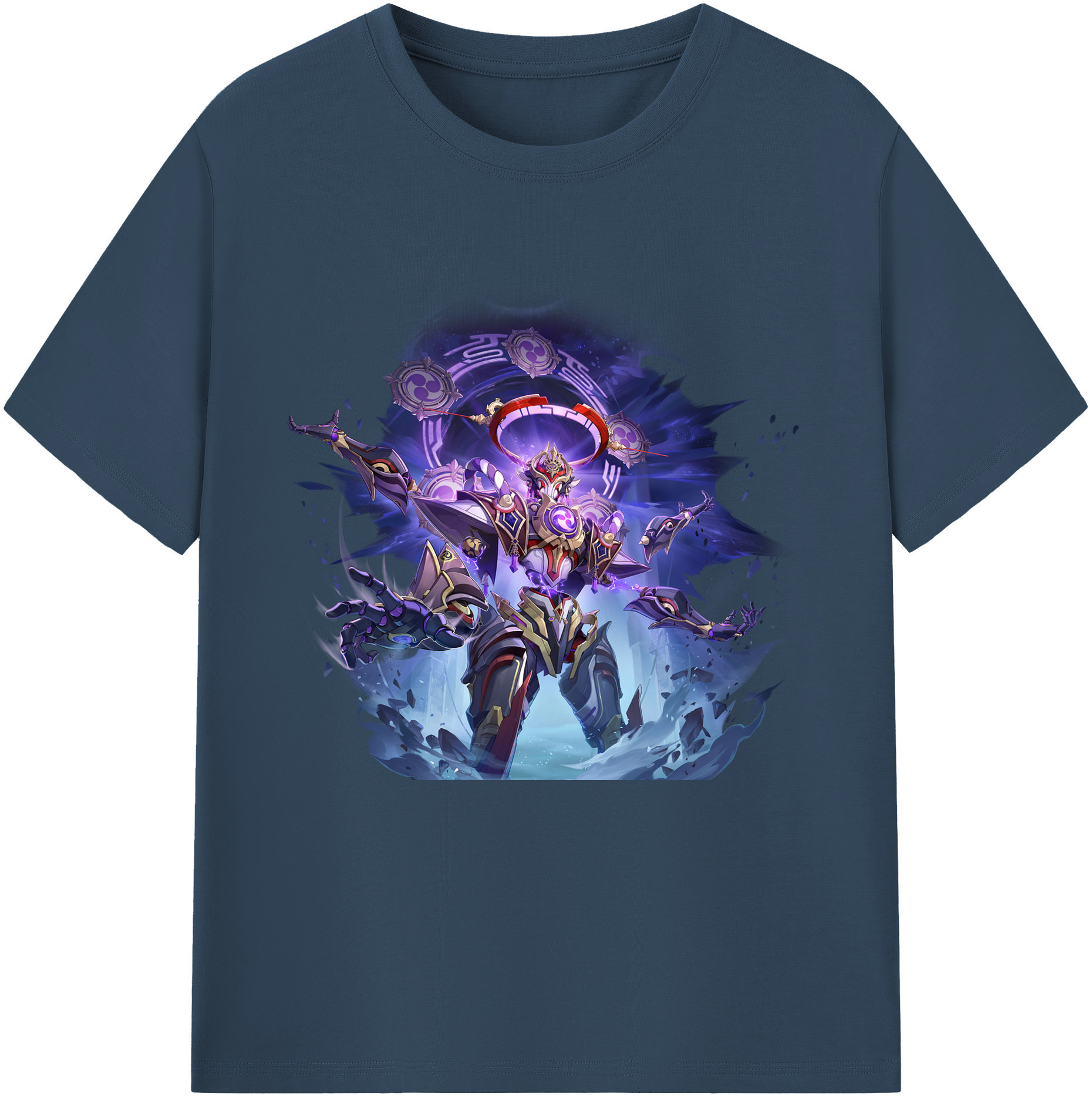 げんし神 さんペい genshin Sanpei レディースカジュアルプリントTシャツ（綿100％）